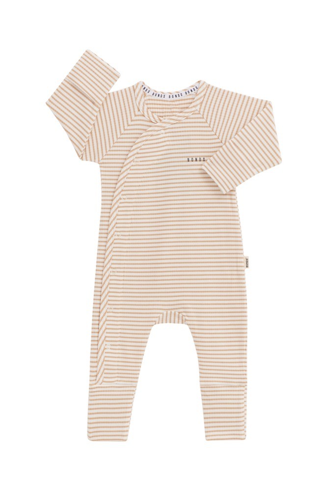 Bonds Coverall Newbies Rib Cappucinno Time/Marscapone Size 00
