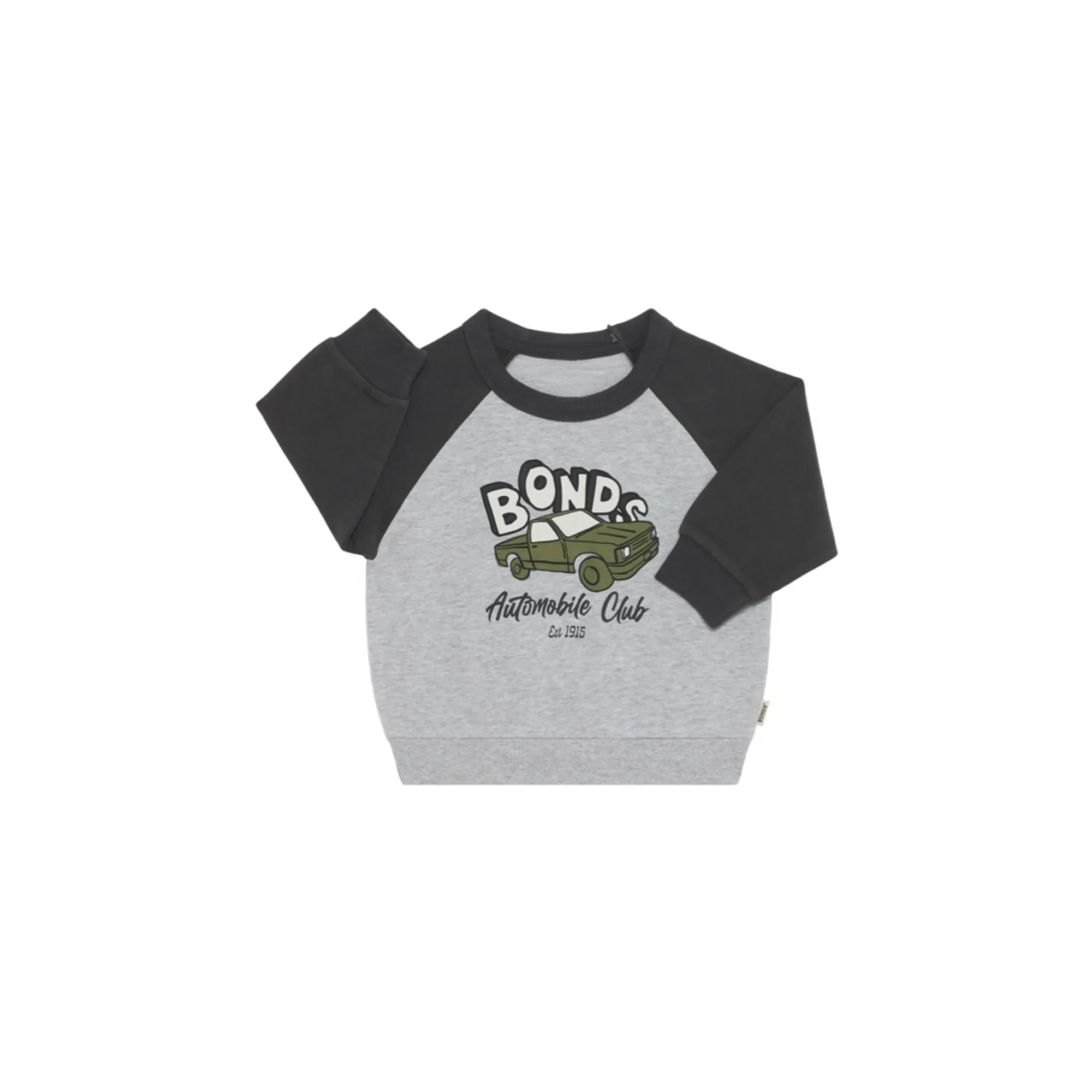 Bonds Pullover Soft Threads Camo Car Club | Baby Bunting AU