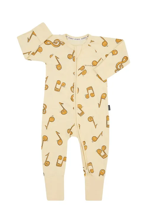 Bonds Wondersuit Zip Sweet Tunes Baby Bunting AU