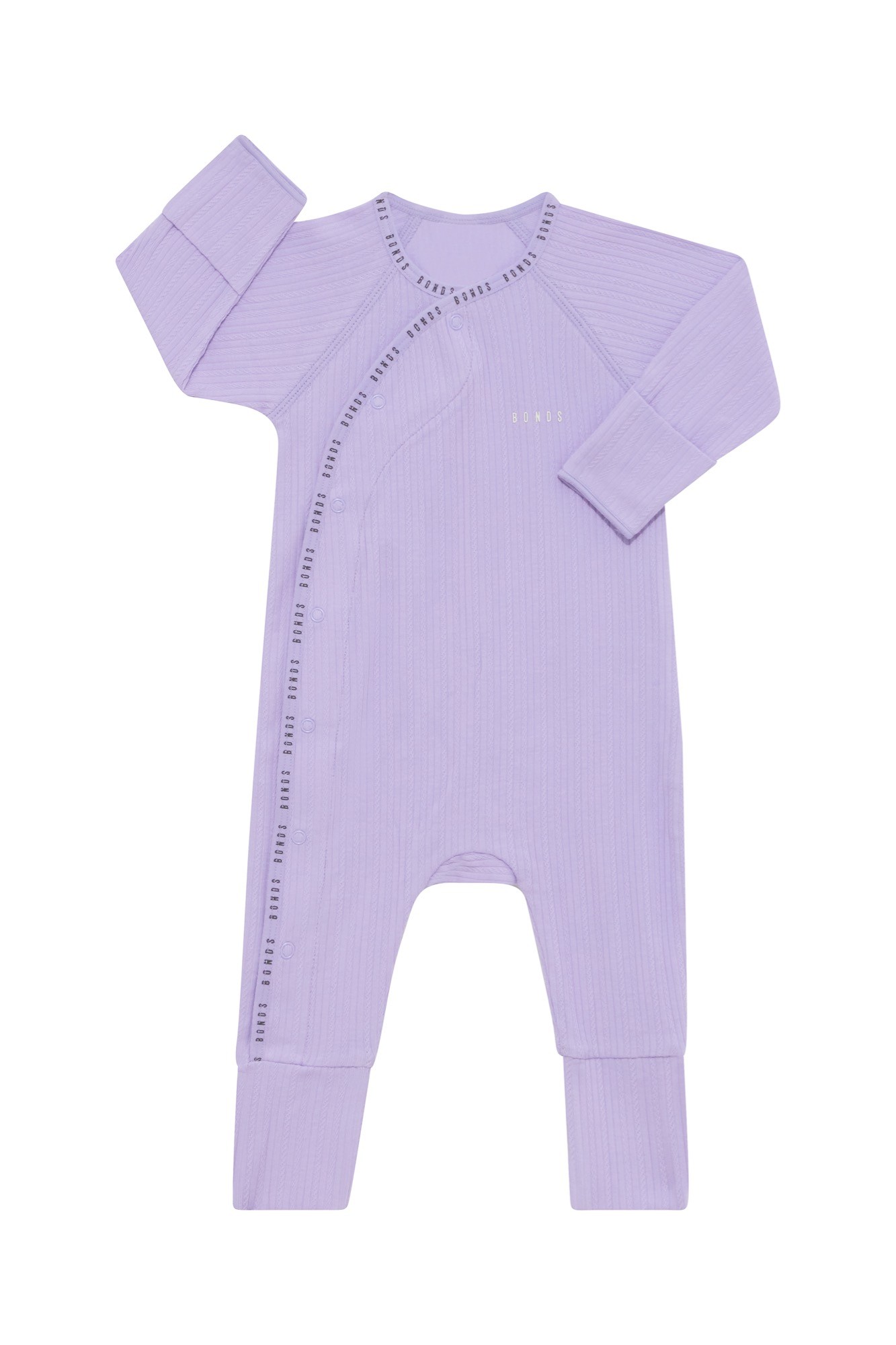 Bonds Coverall Pointelle Lilac Ice Size 000