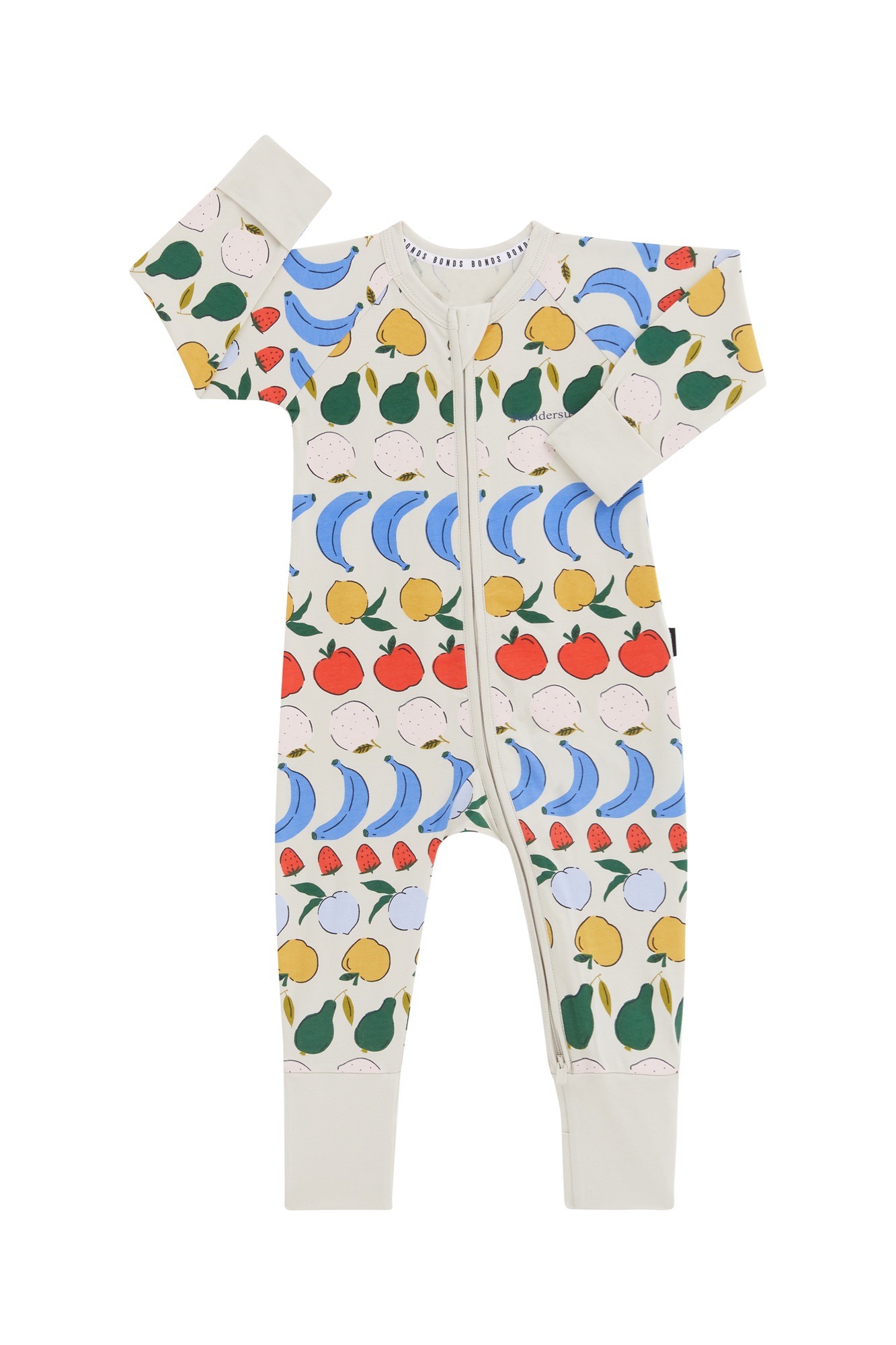 Bonds Wondersuit Zip Linear Fruit Salad Size 00