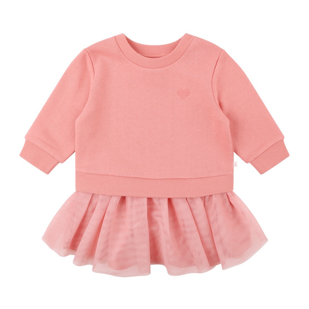 Bilbi Sweater Dress Long Sleeve Tulle Rose Size 00