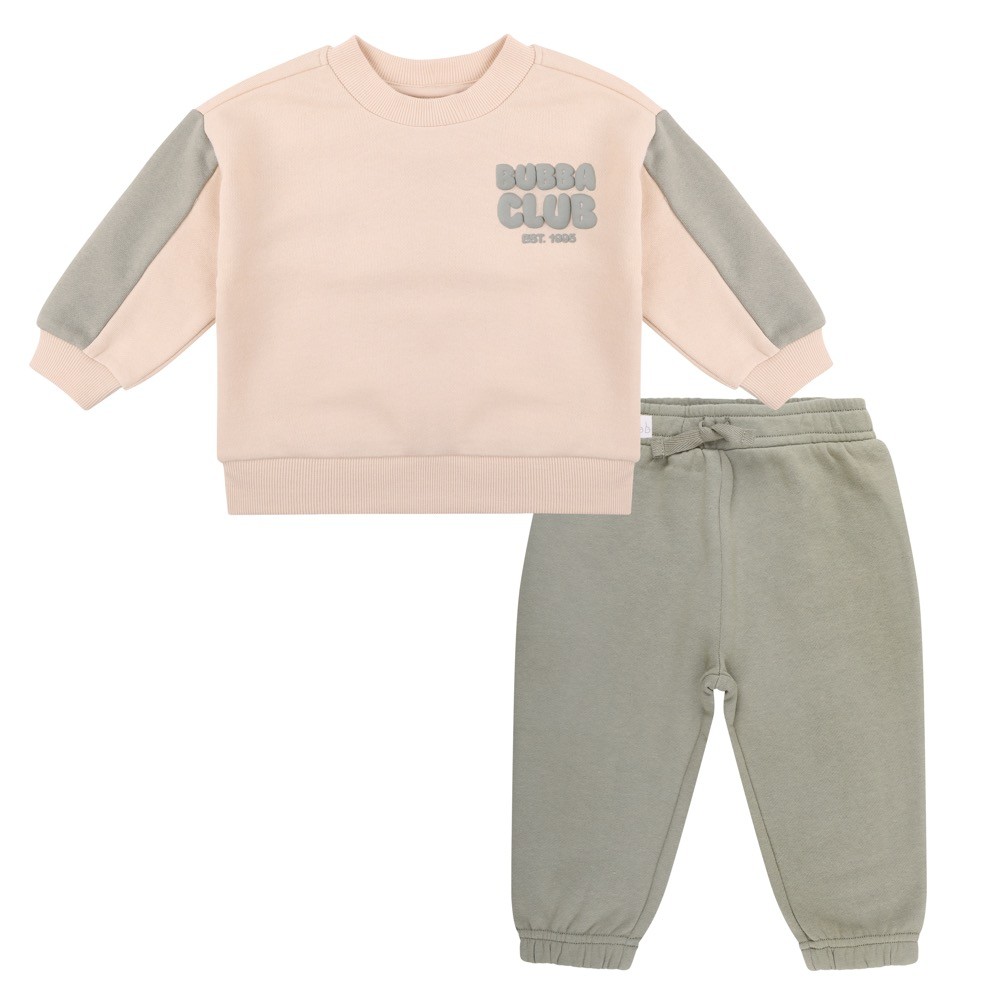 Bilbi 2 Piece Set Tracksuit Bubba Club Olive Size 1