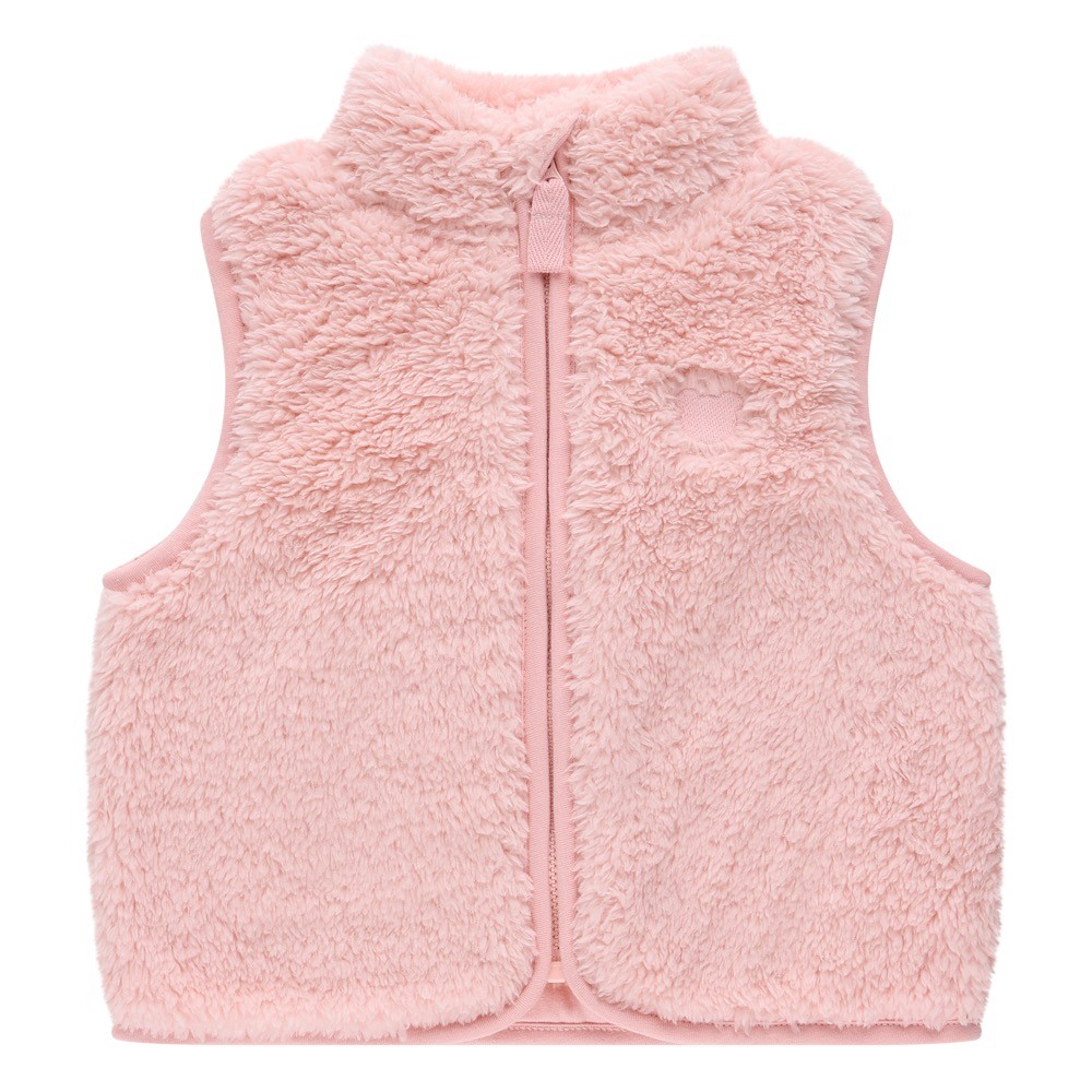 Bilbi Vest Sleeveless Zip Teddy Bear Pearl Size 00