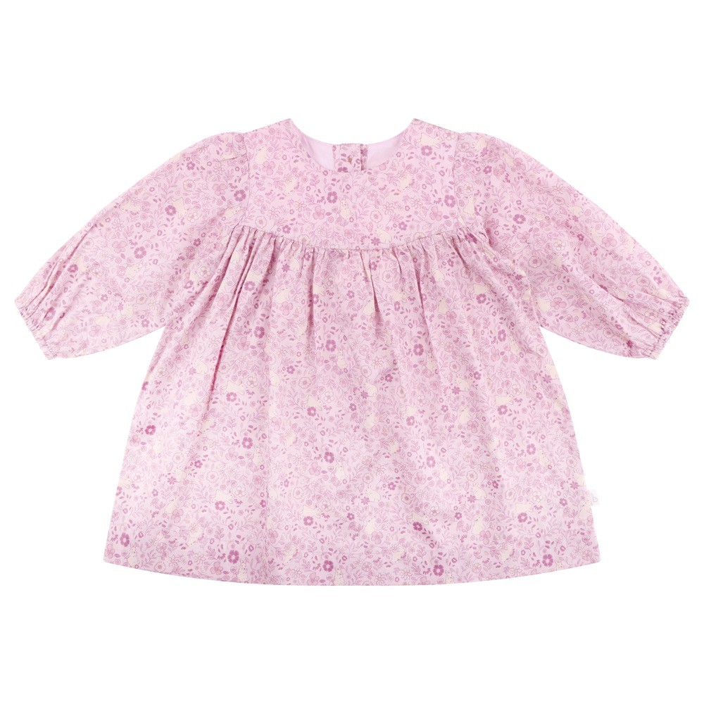 Bilbi Dress Long Sleeve Floral Lilac Size 0