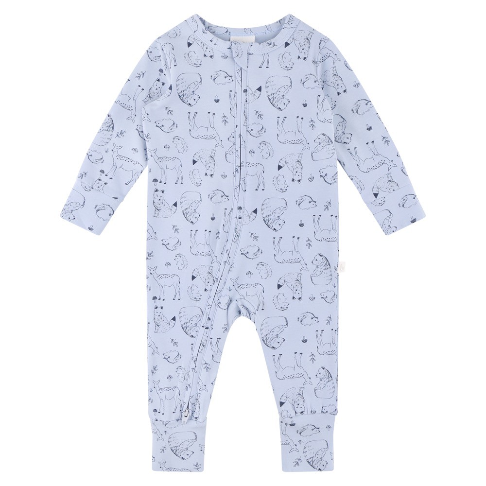 Bilbi Onesie Zip Dinos Dusk Size 000