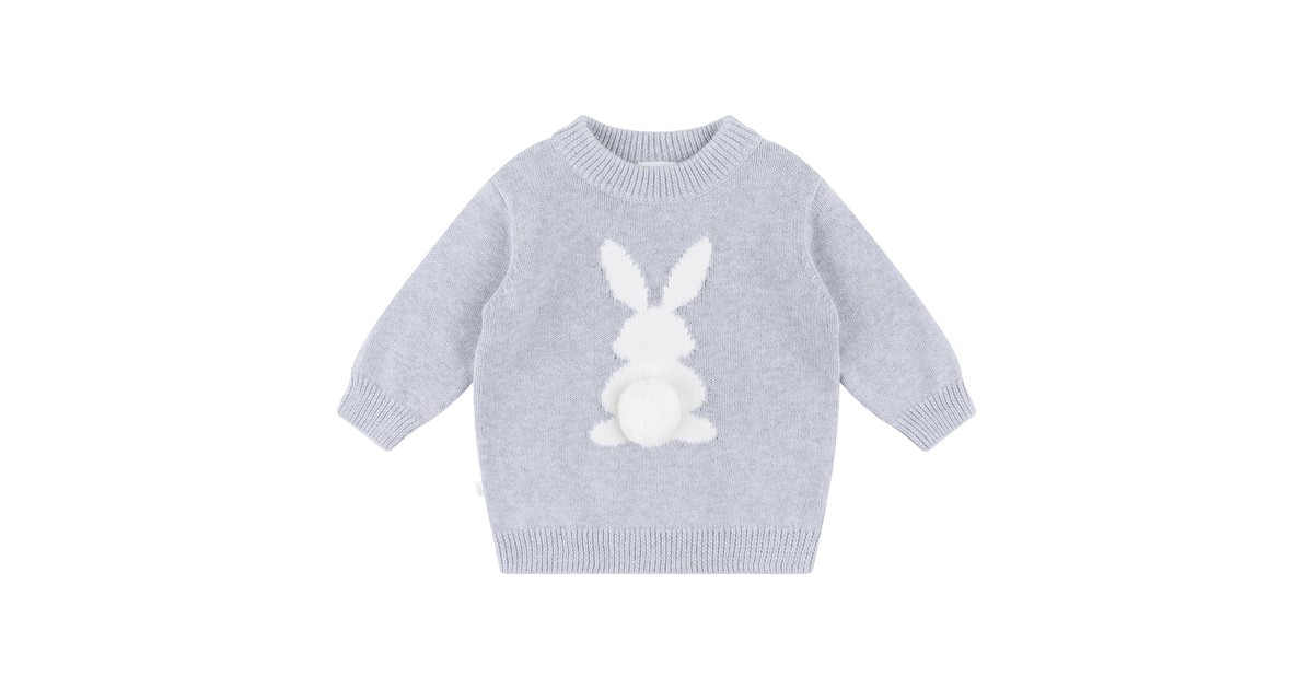 Nature Baby Billy Jumper - Seed/Oatmeal Marl Stripe main image 1