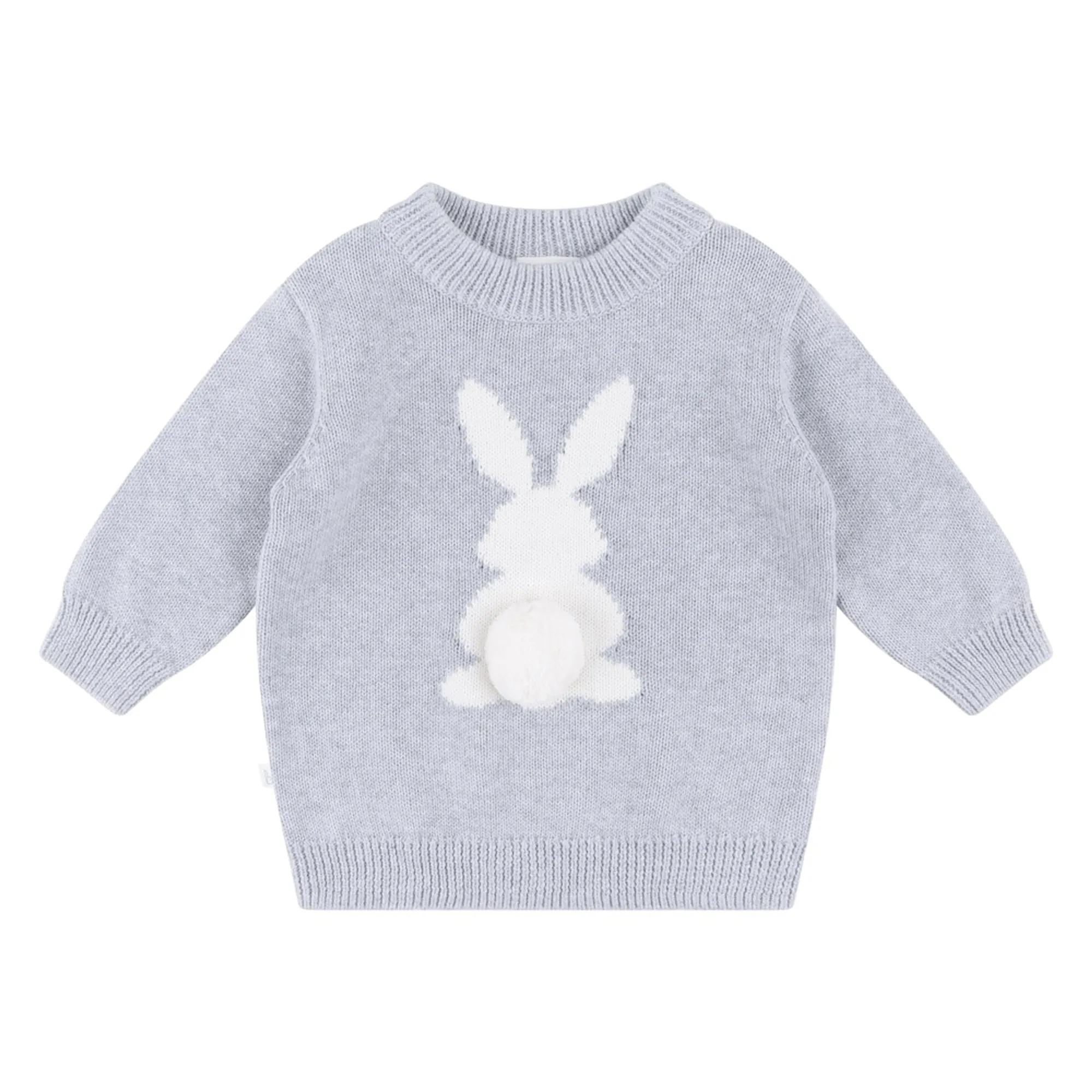 Bilbi Jumper Bunny Grey Marle | Baby Bunting AU