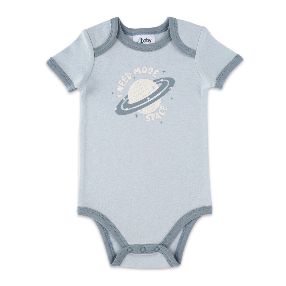 4baby Bodysuit Short Sleeve Space Blue Size 00