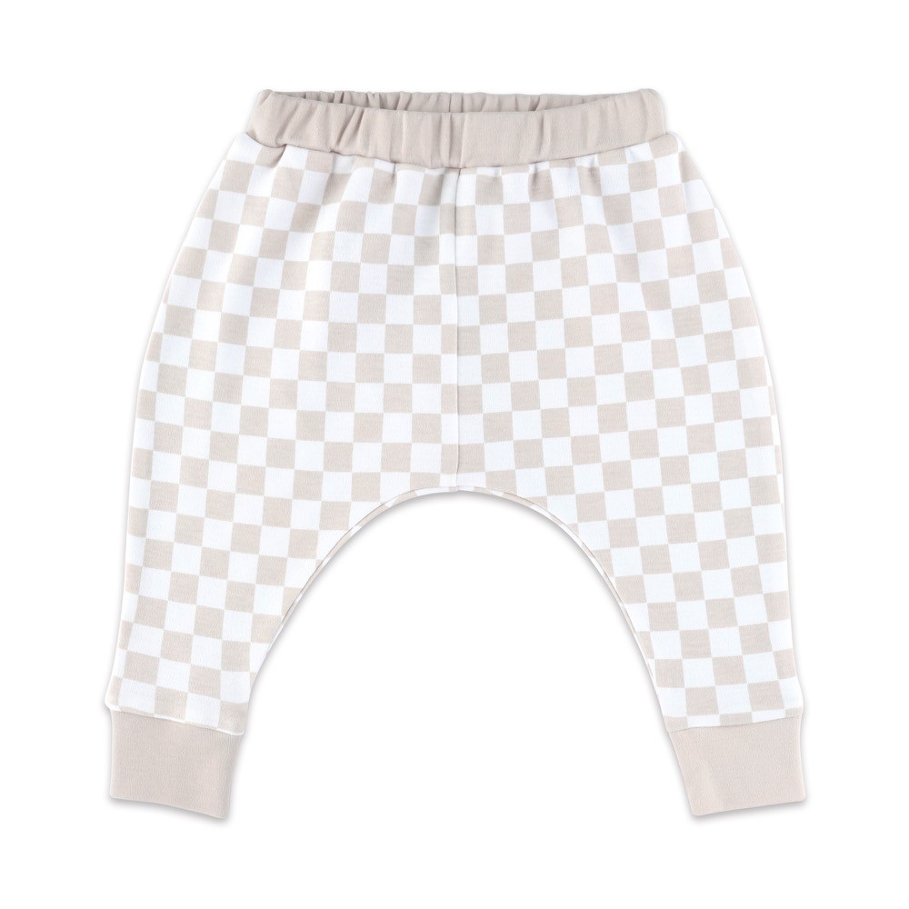 4baby Pants Check Brown Size 0