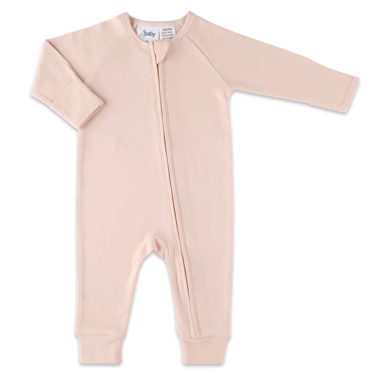 4baby Zip Coverall Long Sleeve 0.2 Tog Pink