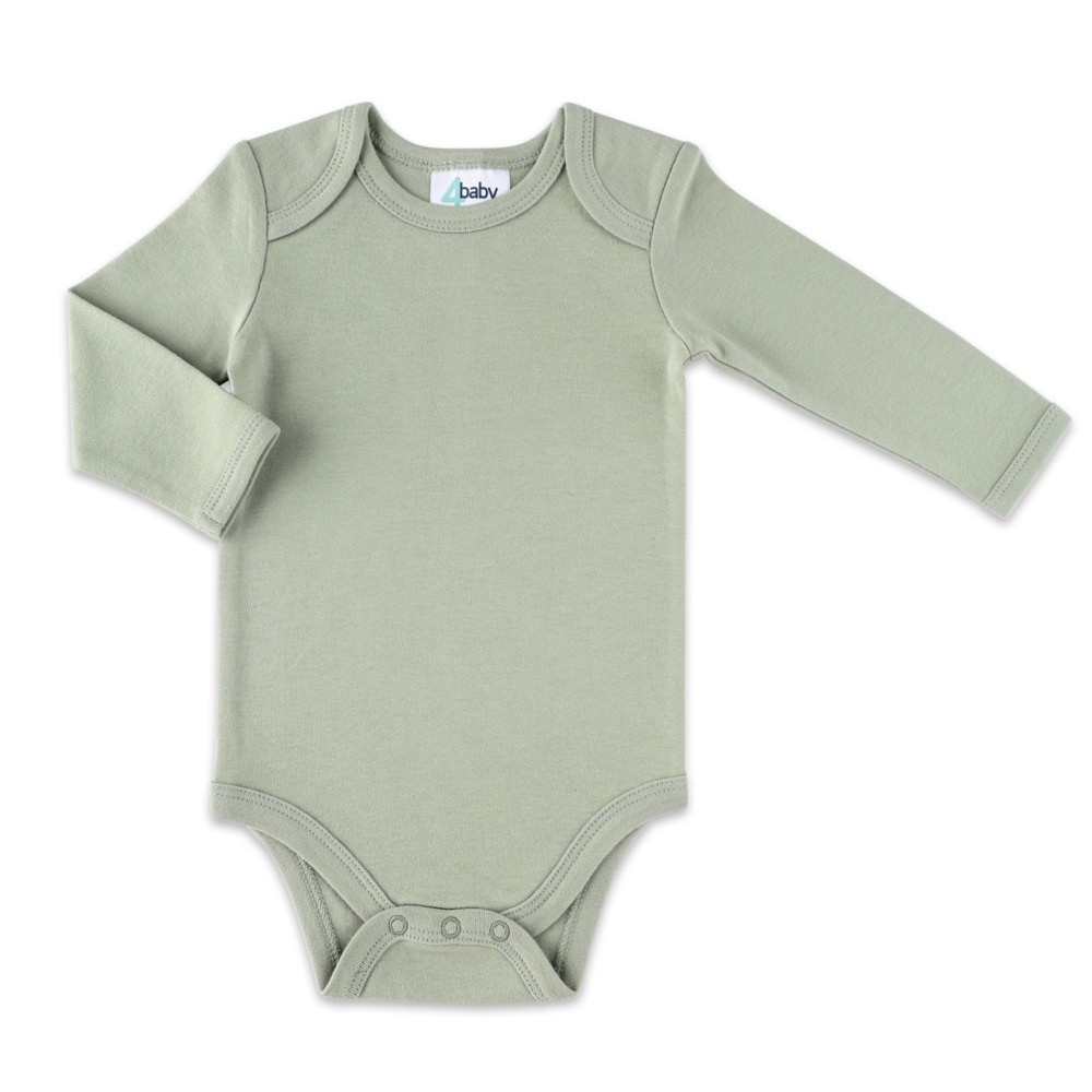 4baby Bodysuit Long Sleeve Olive Size 0000