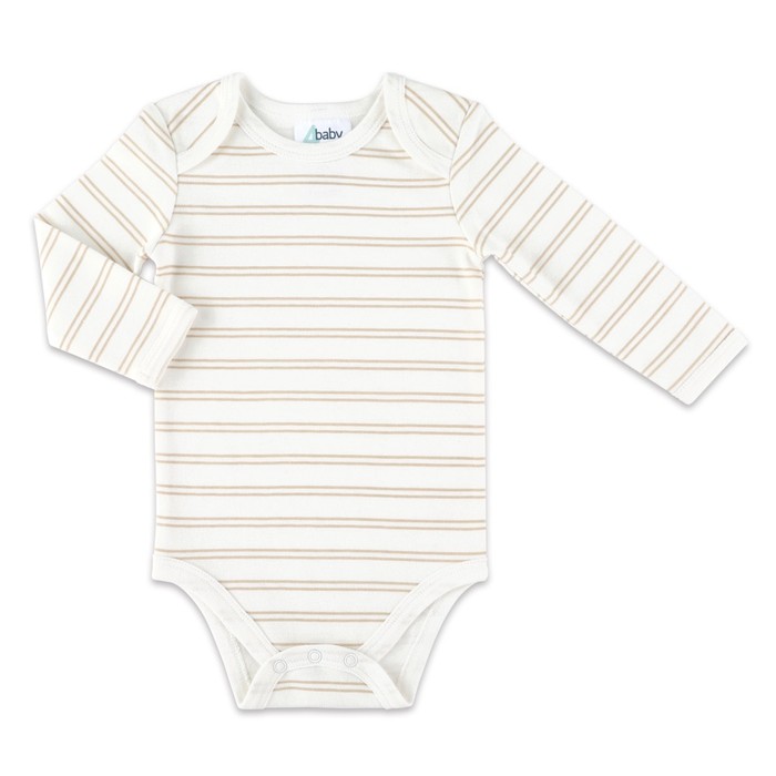 Newborn Baba Blended Stylish Bodysuit In Cream Color main image 1