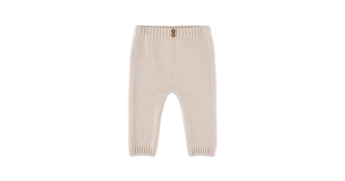 Babyhug Cotton Lycra Knit Full Length Solid Color Legging - White