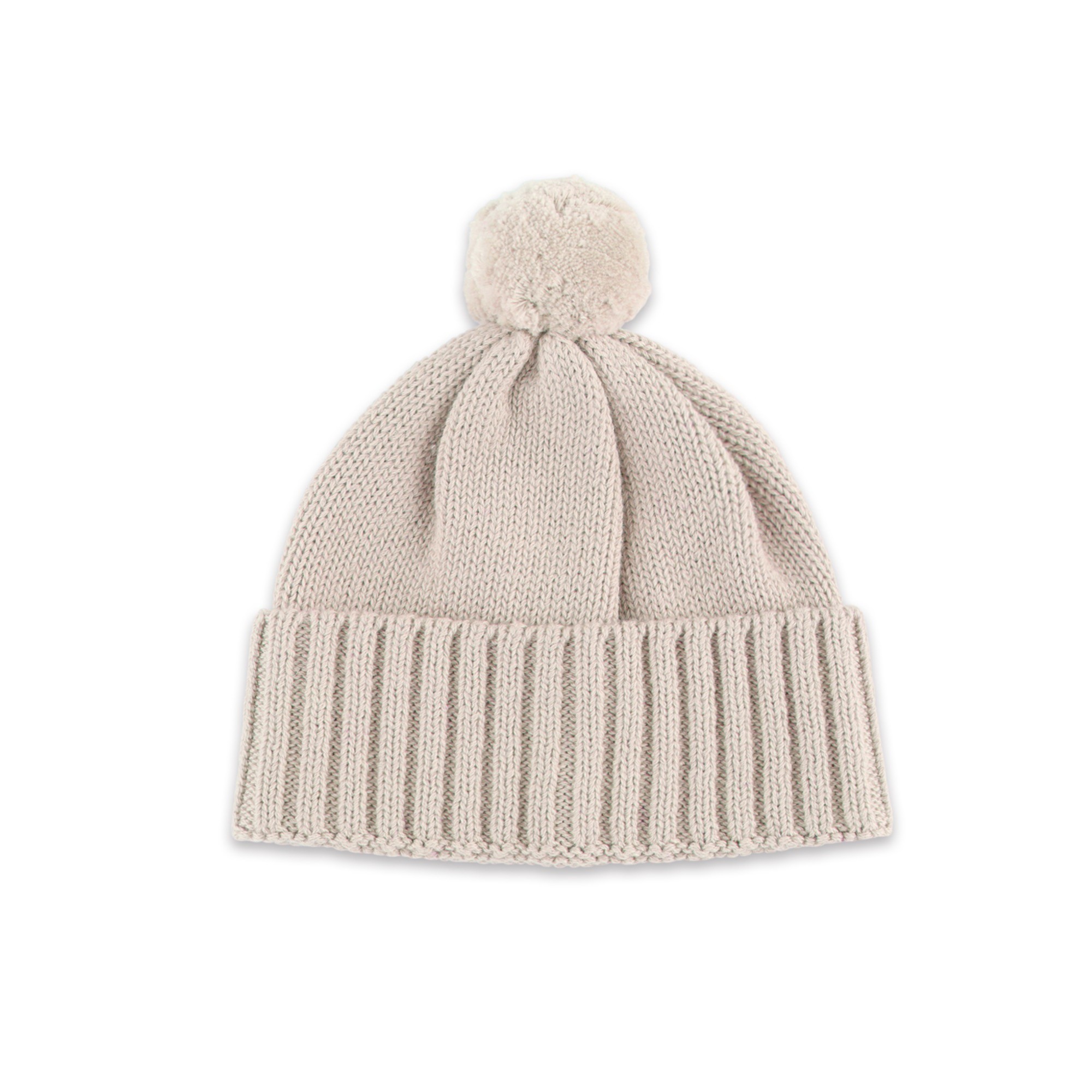 4baby Beanie Knit Beige Size Newborn