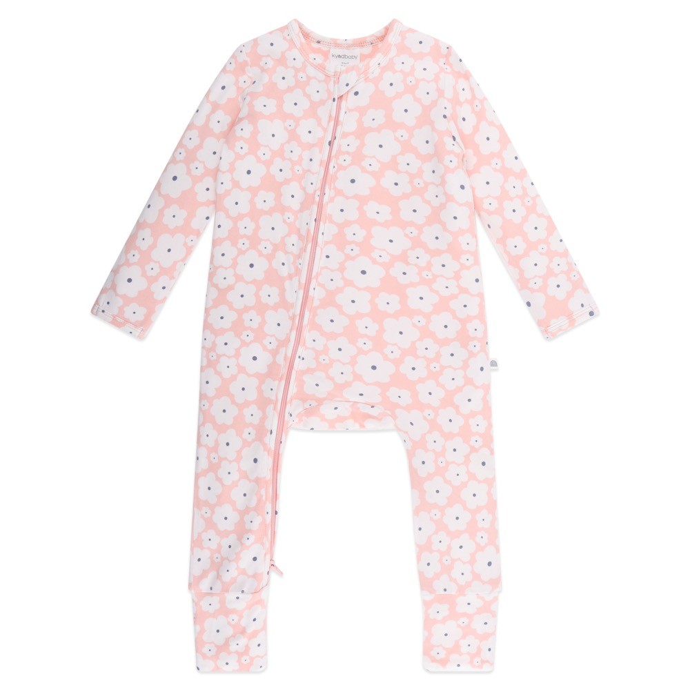 Kynd Baby Day Or Night Onesie Petal Blooms Size 2