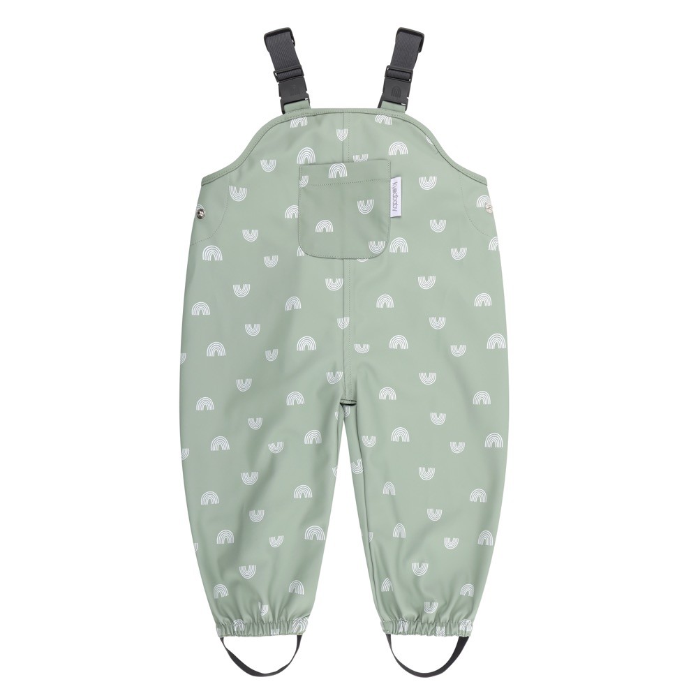 Kynd Baby Splashy Overall Green Rainbow Size Medium