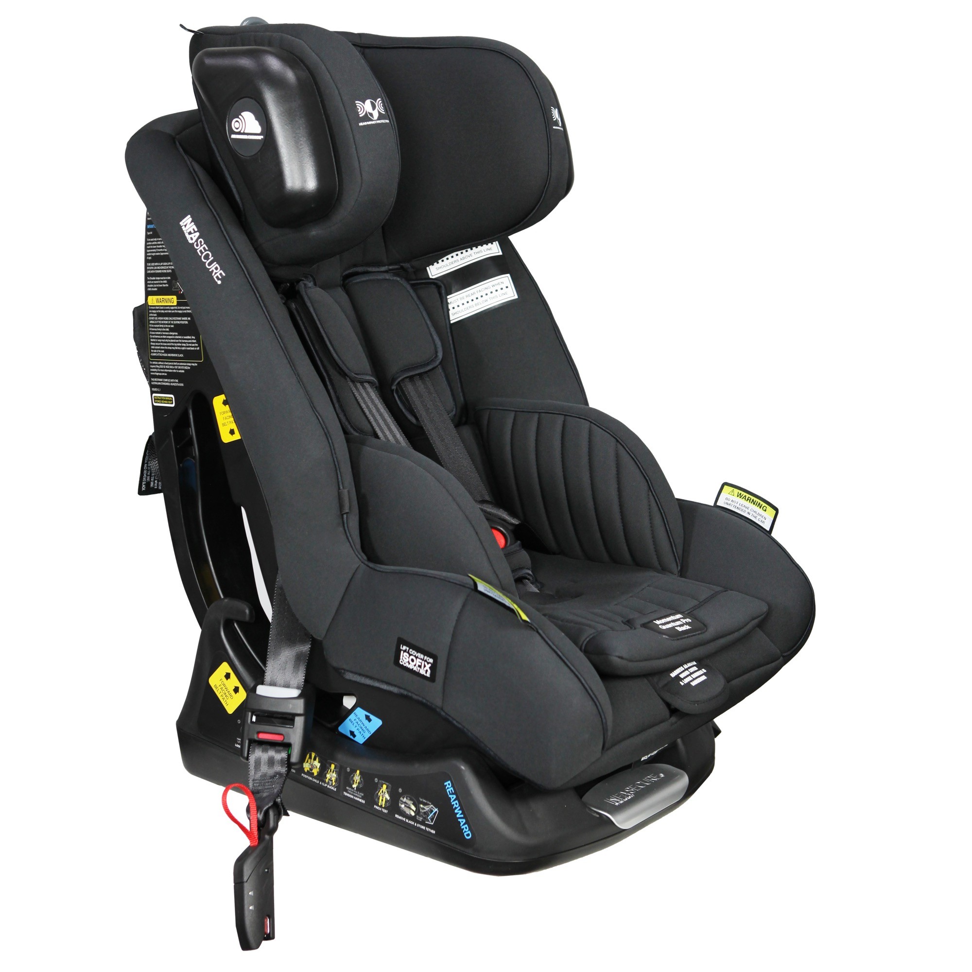 Infasecure Momentum Quantum Pro Isofix To Years Car Seat Black