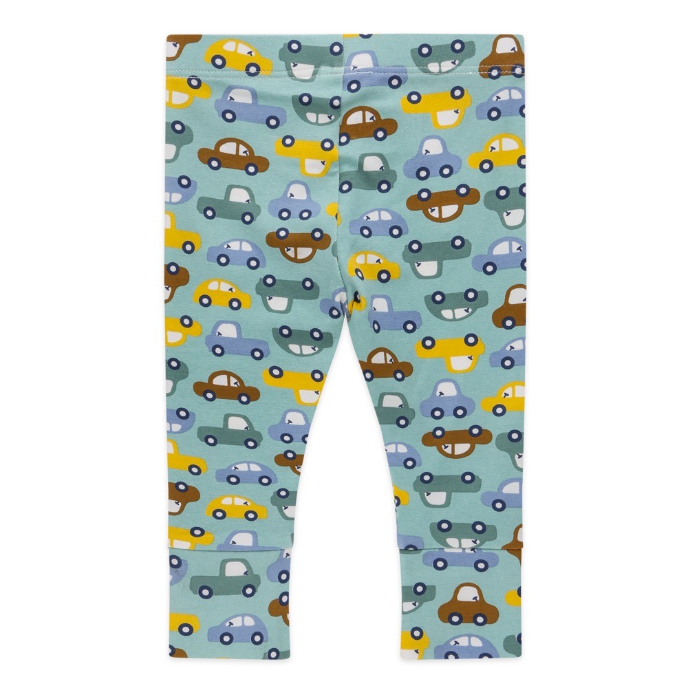 4baby Leggings Blue Haze Cars Size 0