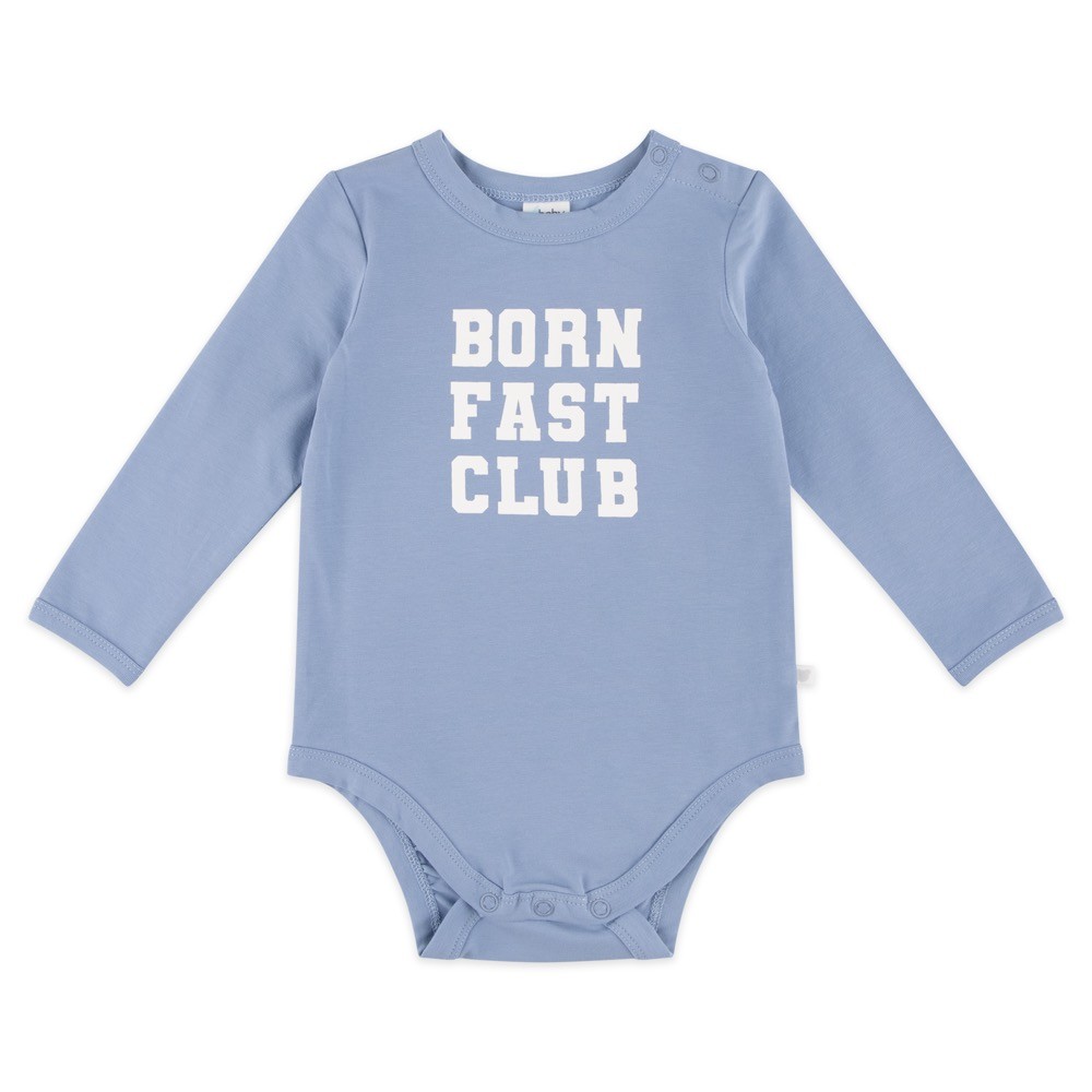 4baby Romper Long Sleeve Born Fast Club Size 1