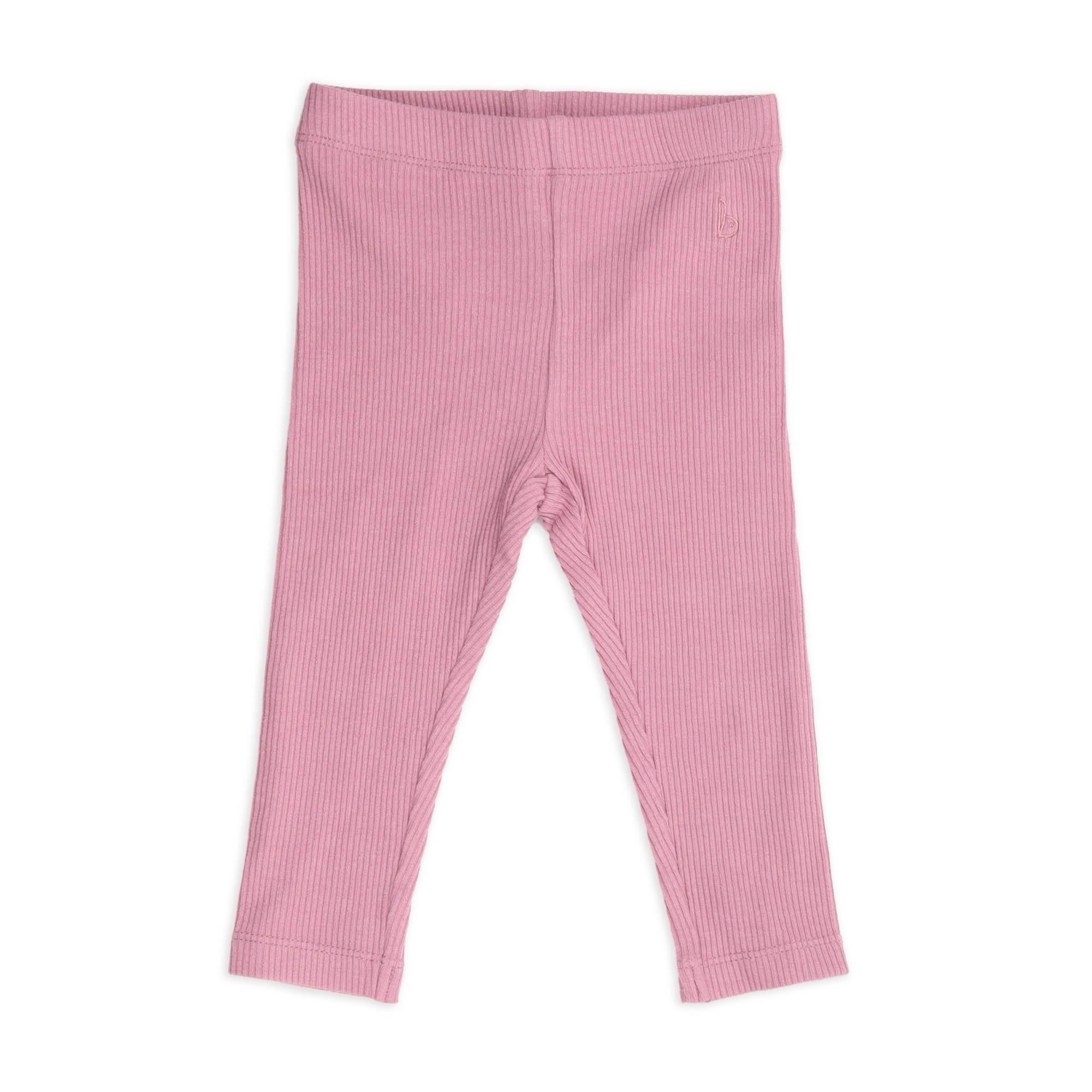 Bilbi Ribbed Organic Bottoms 2 Pack Mulberry/Snow Size 00