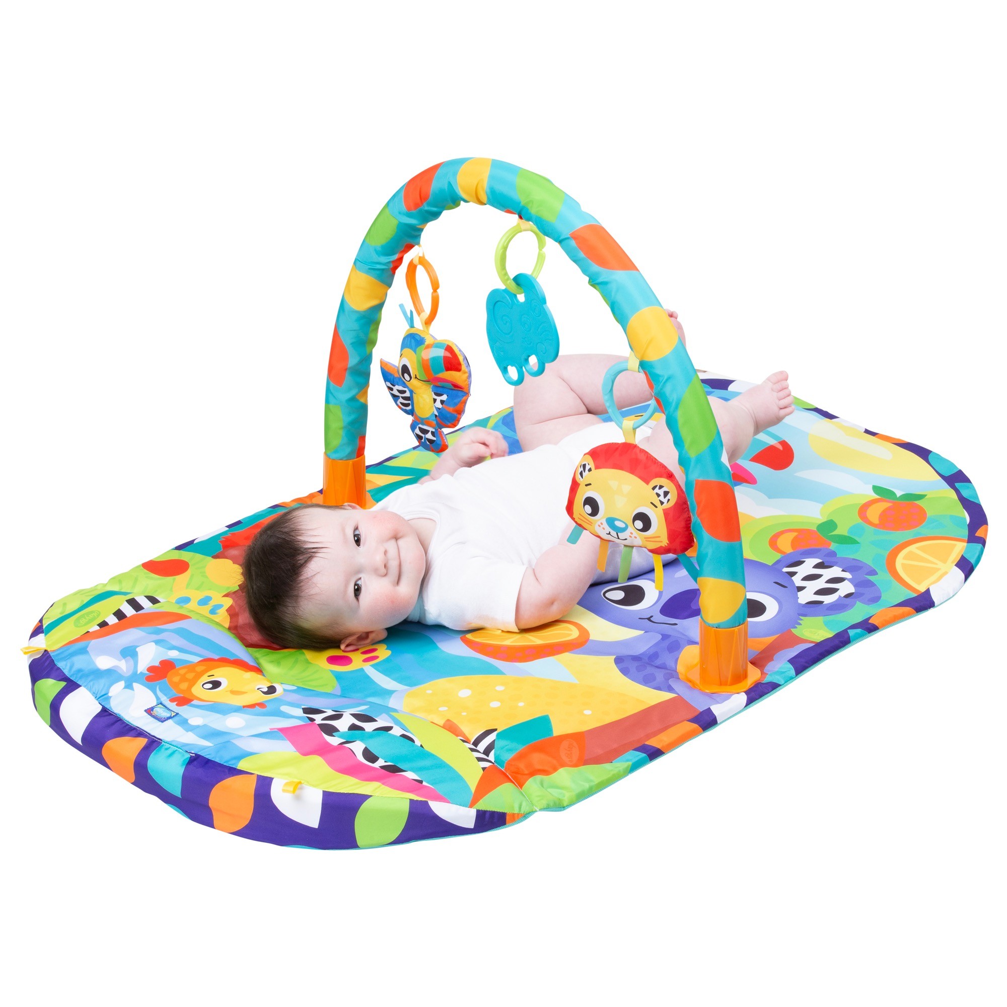 Tummy Time Play Gym Baby Bunting Playgro Cozy Oasis Tummy Time Gym