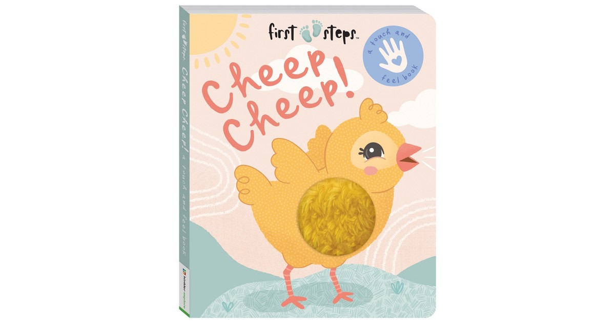 First Steps Cheep Cheep! Touch And Feel Board Book | Baby Bunting AU