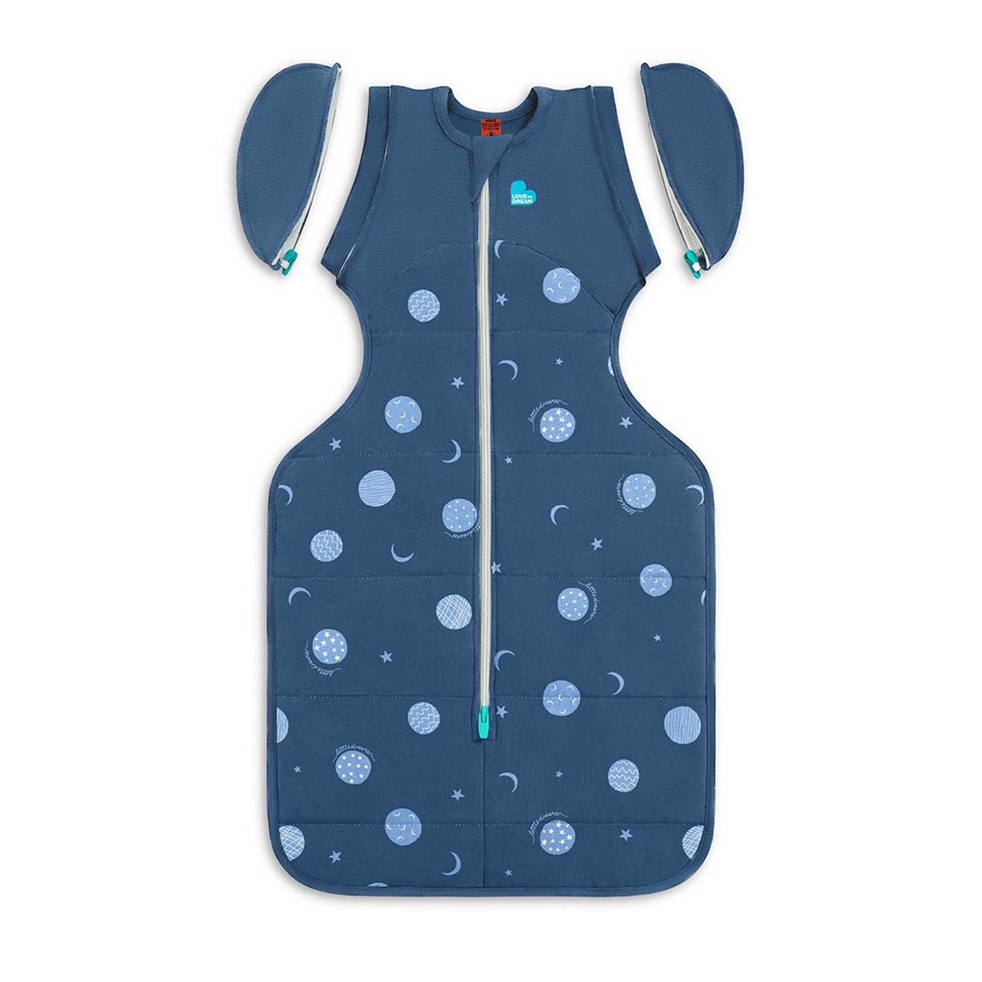 Love to Dream Swaddle Up Transition Bag 2.5 Tog Little Dreamer Denim Size Large