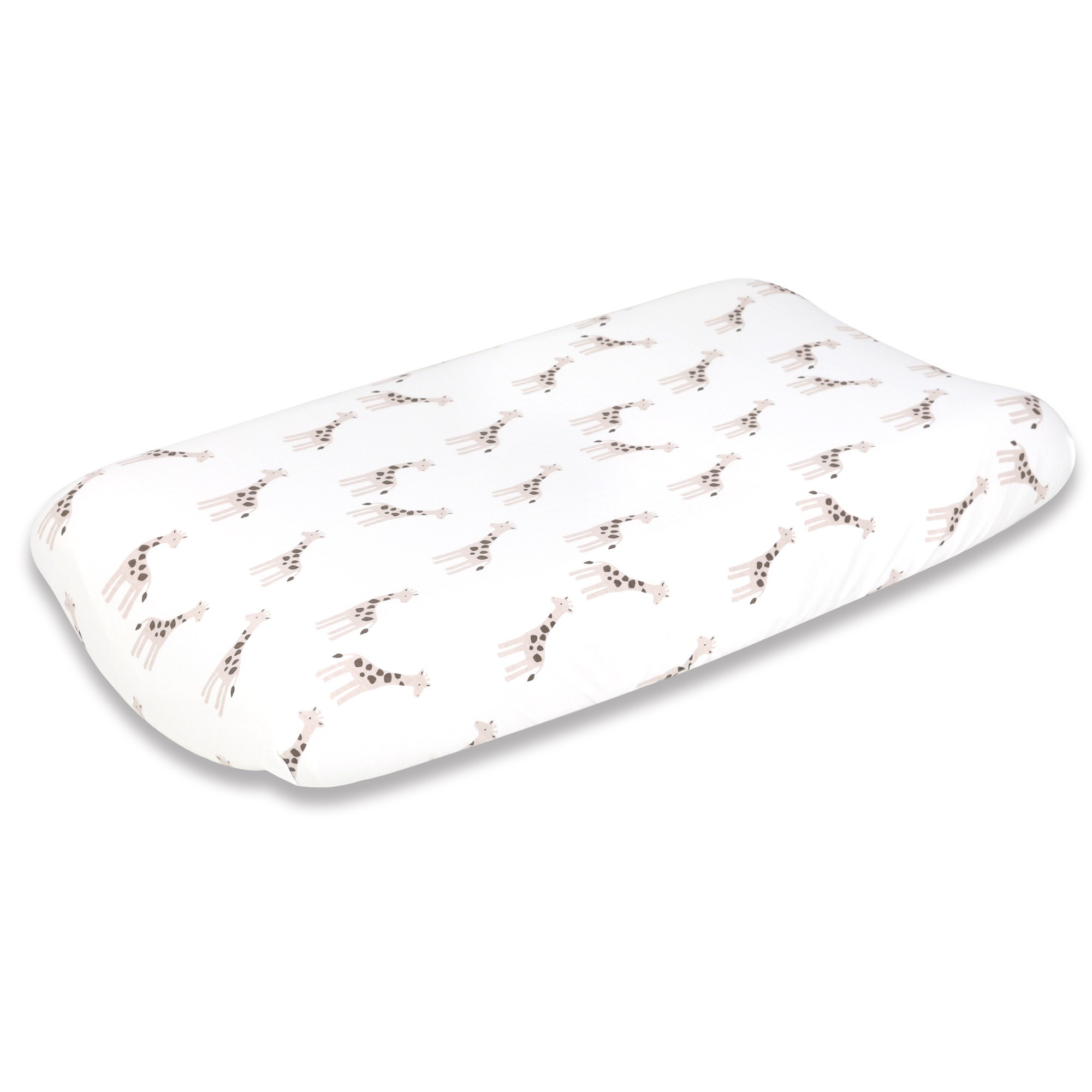 Bilbi Bassinet Fitted Sheet Giraffe Natural