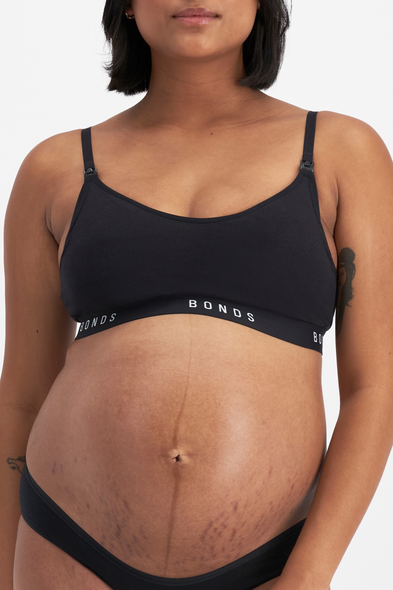 Bonds Bumps Crop Milk Leaks Scoop Black Size 10