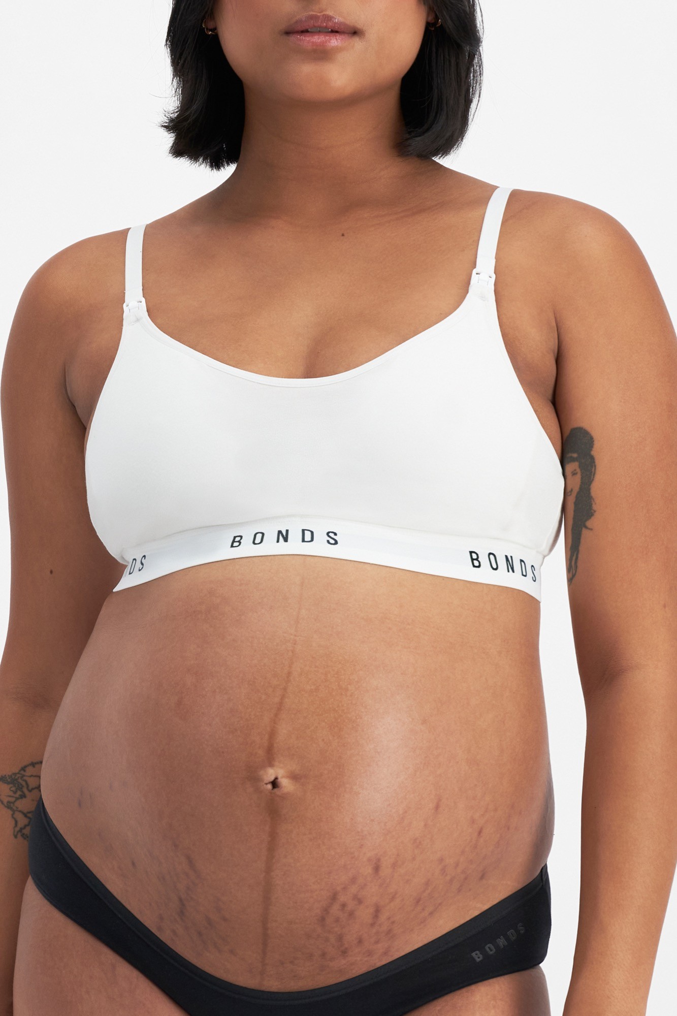 Bonds Bumps Crop Milk Leaks Scoop White Size 16