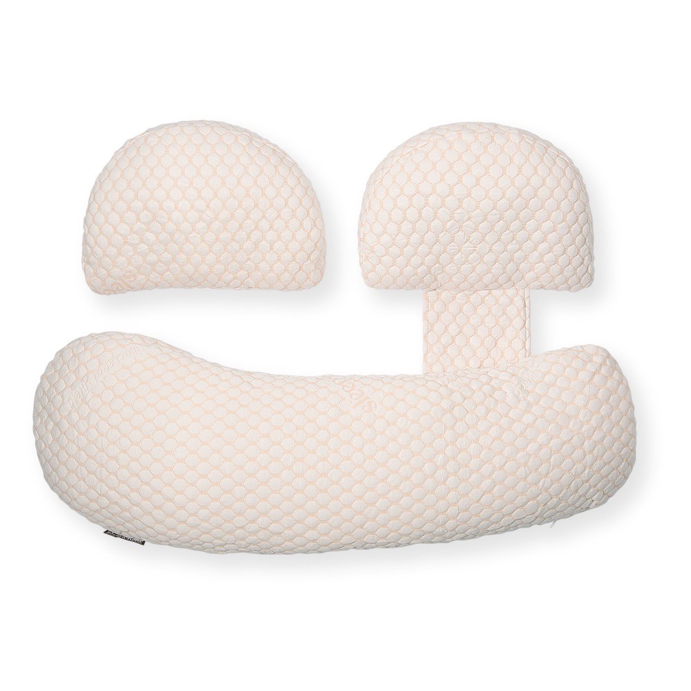Sleepybelly Pregnancy Pillow Soft Baby Pink Baby Bunting NZ