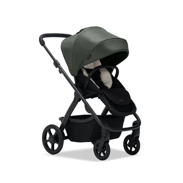 Milly & Coup Milo 2 Single Pram Black/ Moss