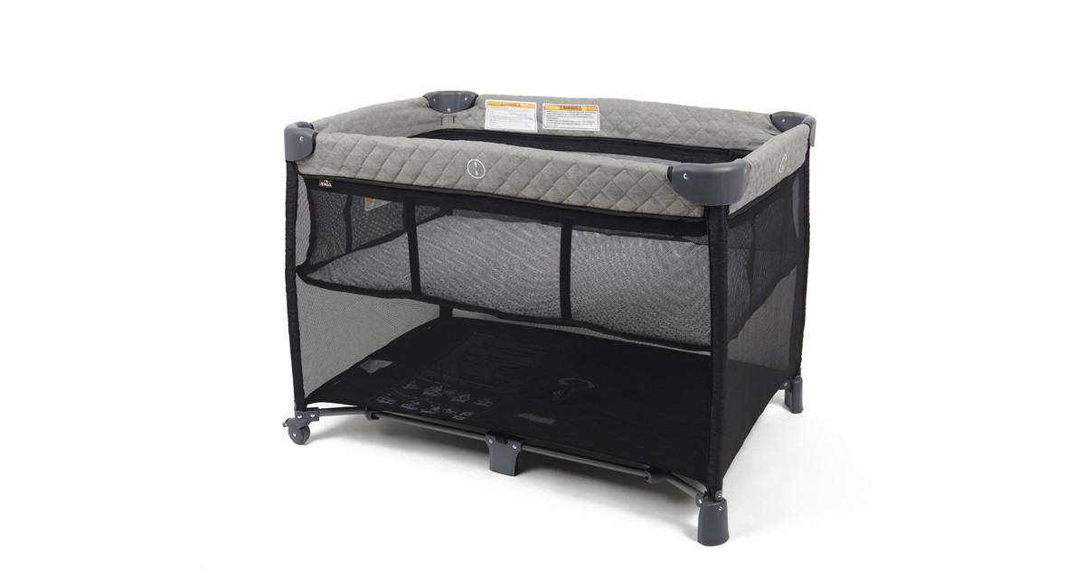 Jengo Voyager In Portacot V2 Black Baby Bunting AU