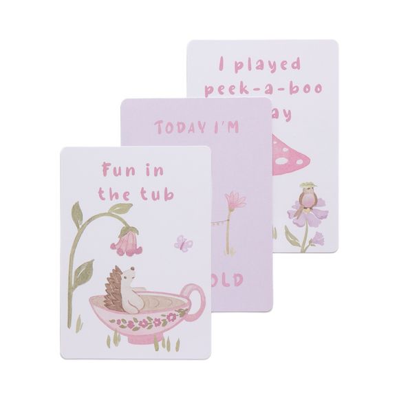 Living Textiles Milestone Cards Whimsical Wonderland