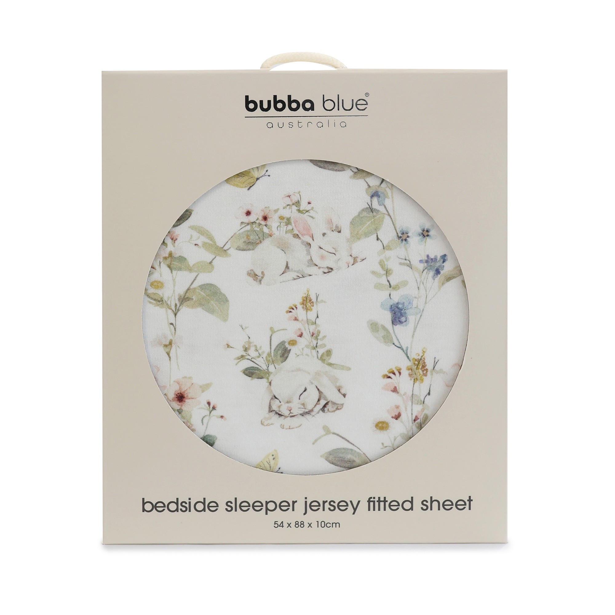 Bubba Blue Bedside Sleeper Fitted Sheet Sleeping Bunny