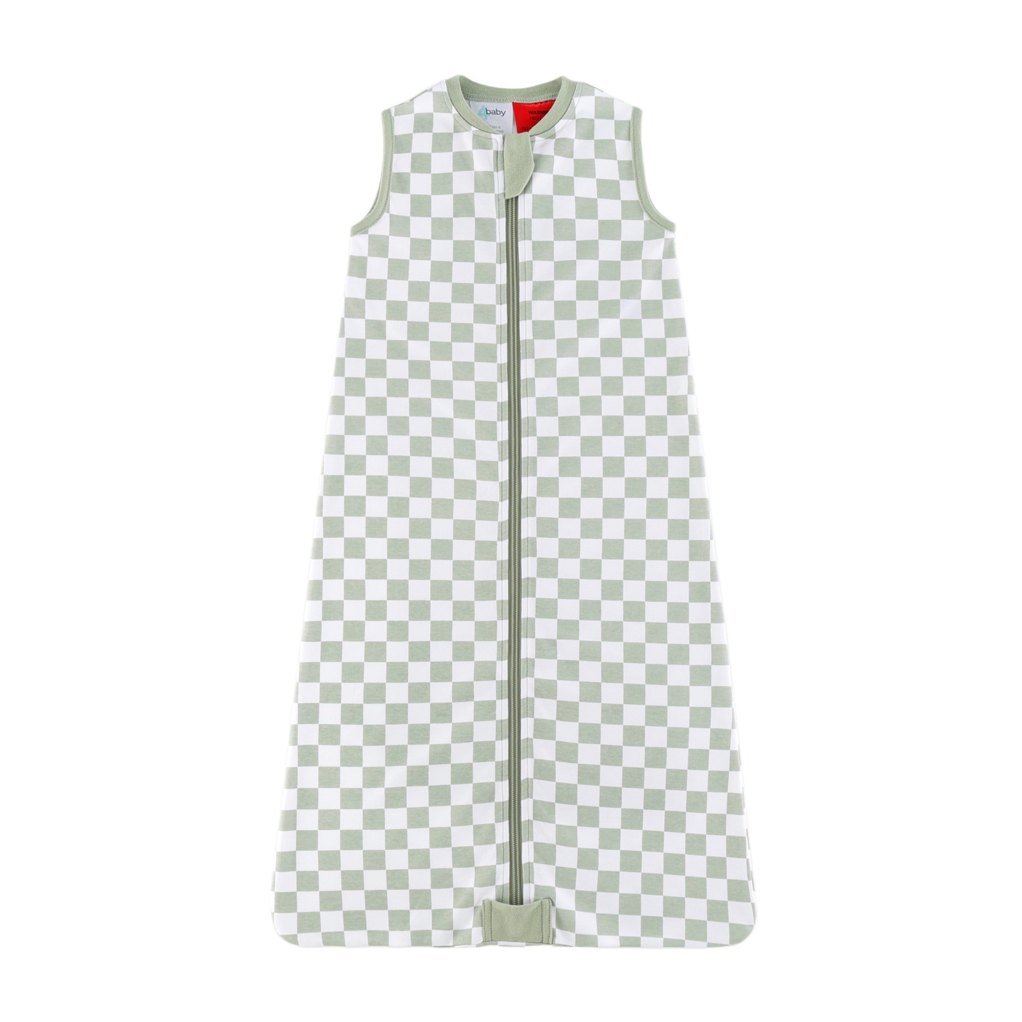 4baby Sleeping Bag 1.0 Tog Green Check Size 24-36 Months