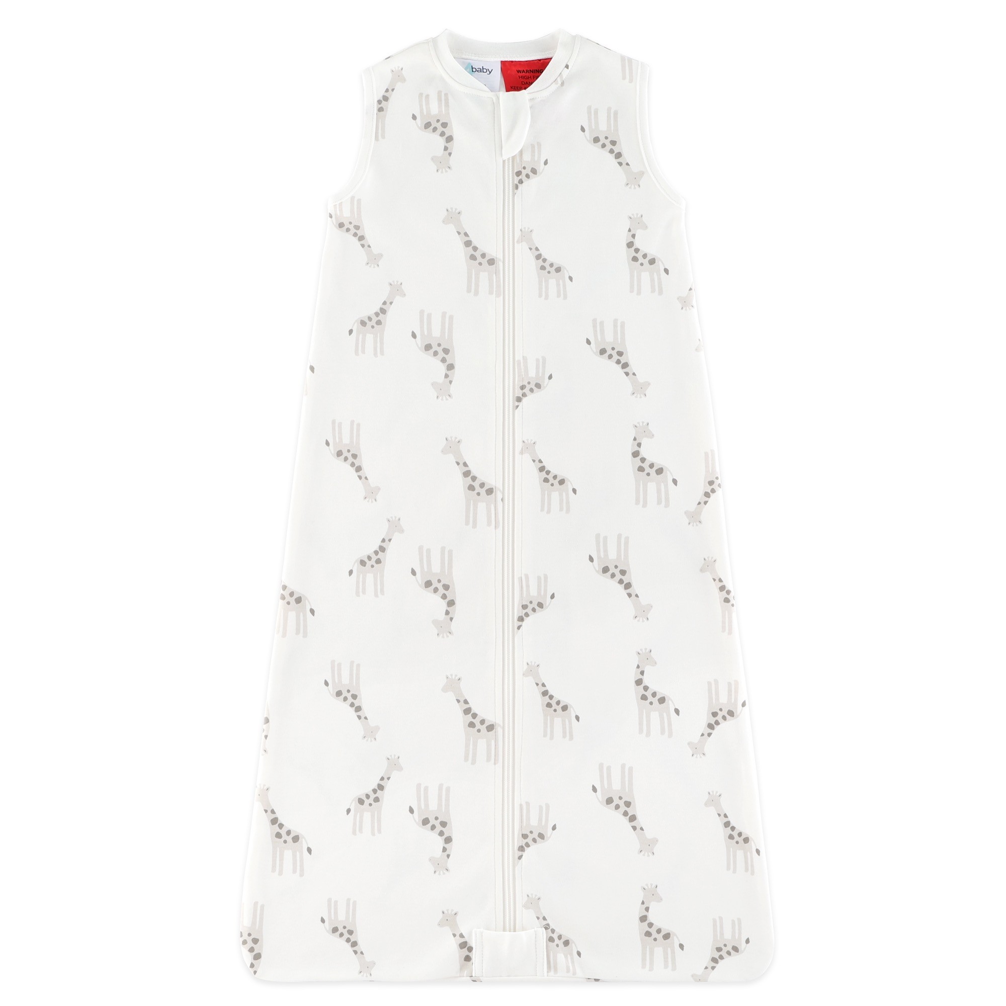 Babyhug Bubble Giraffe Embroidered 3 in 1 Baby Carry Nest Cum Sleeping Bag - Off White