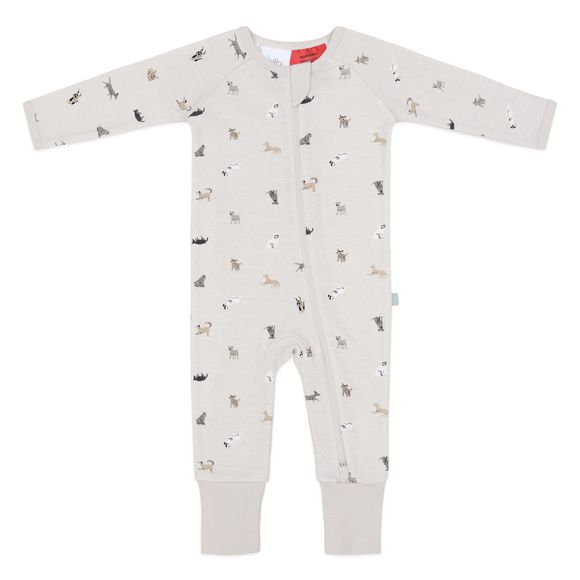 Bilbi Sleep Suit 1.0 Tog Delicate Dogs Size 12-24 Months