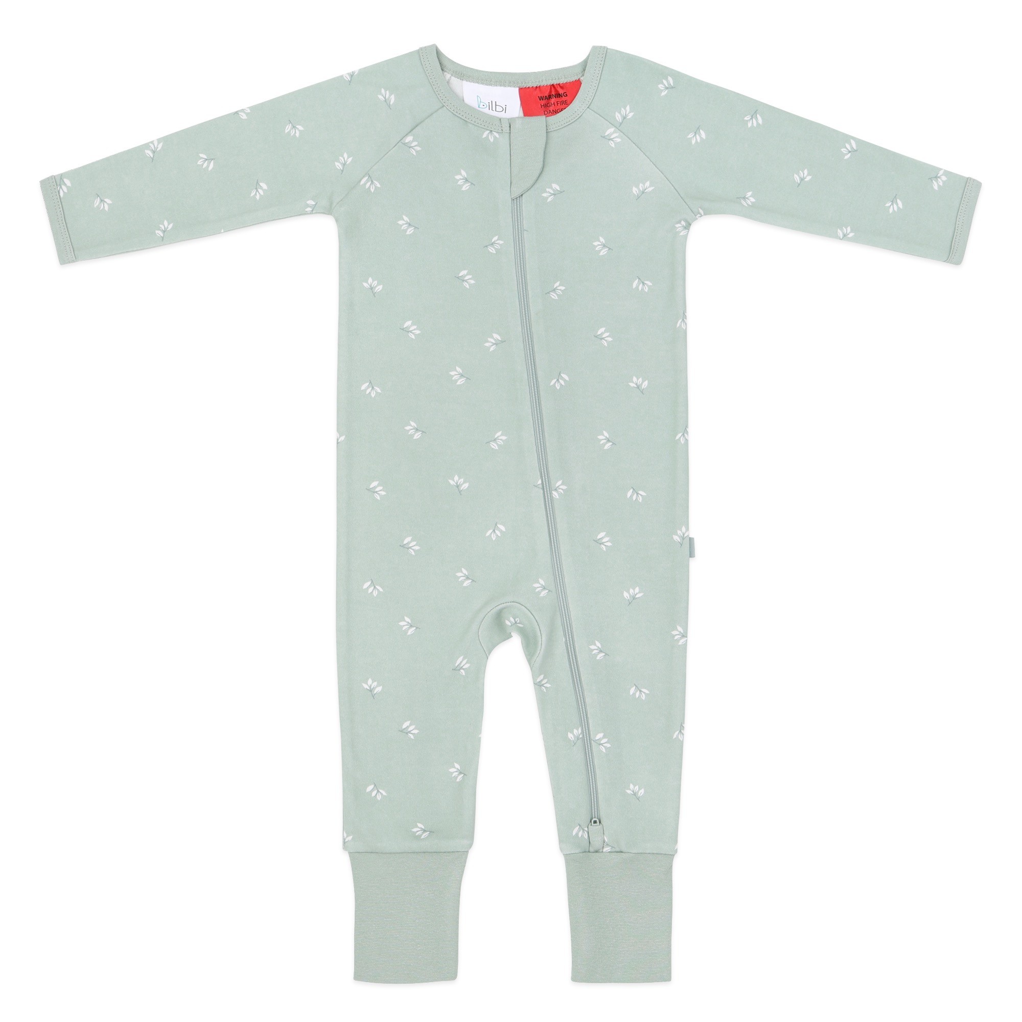 Bilbi Sleep Suit 1.0 Tog Green Leaf Size 12-24 Months