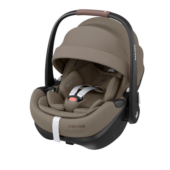 Maxi Cosi Pebble 360° Pro 2 Capsule Featuring Slidetech Twillic Truffle