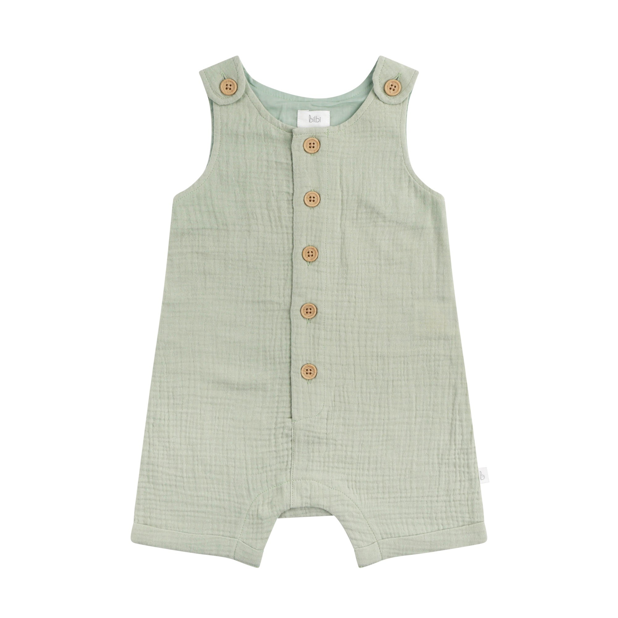 Bilbi Fergus Woven Sleeveless Romper Seafoam Size 00
