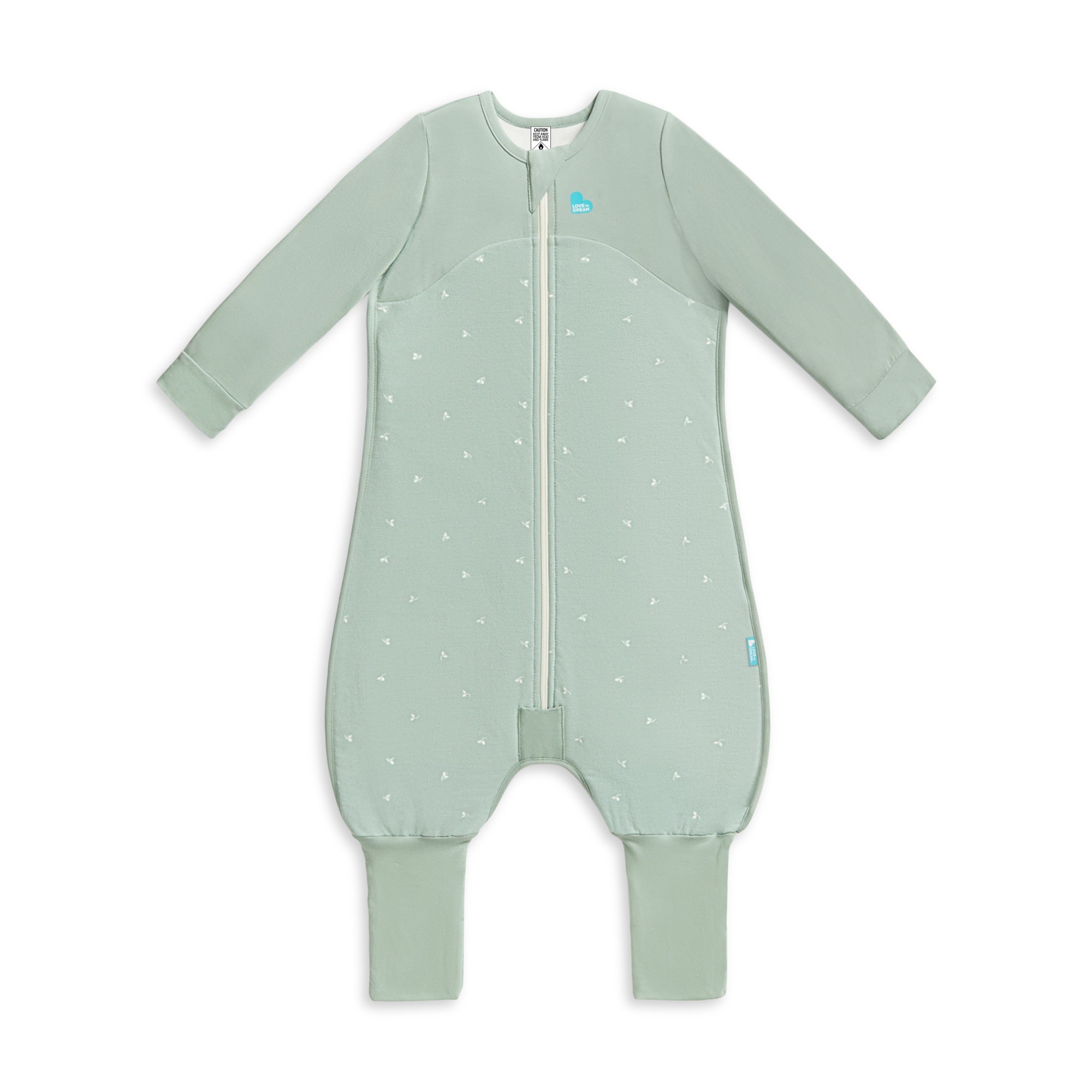 Love to Dream Long Sleeve Sleep Suit 1.5 Tog Olive Size 24-36 Months