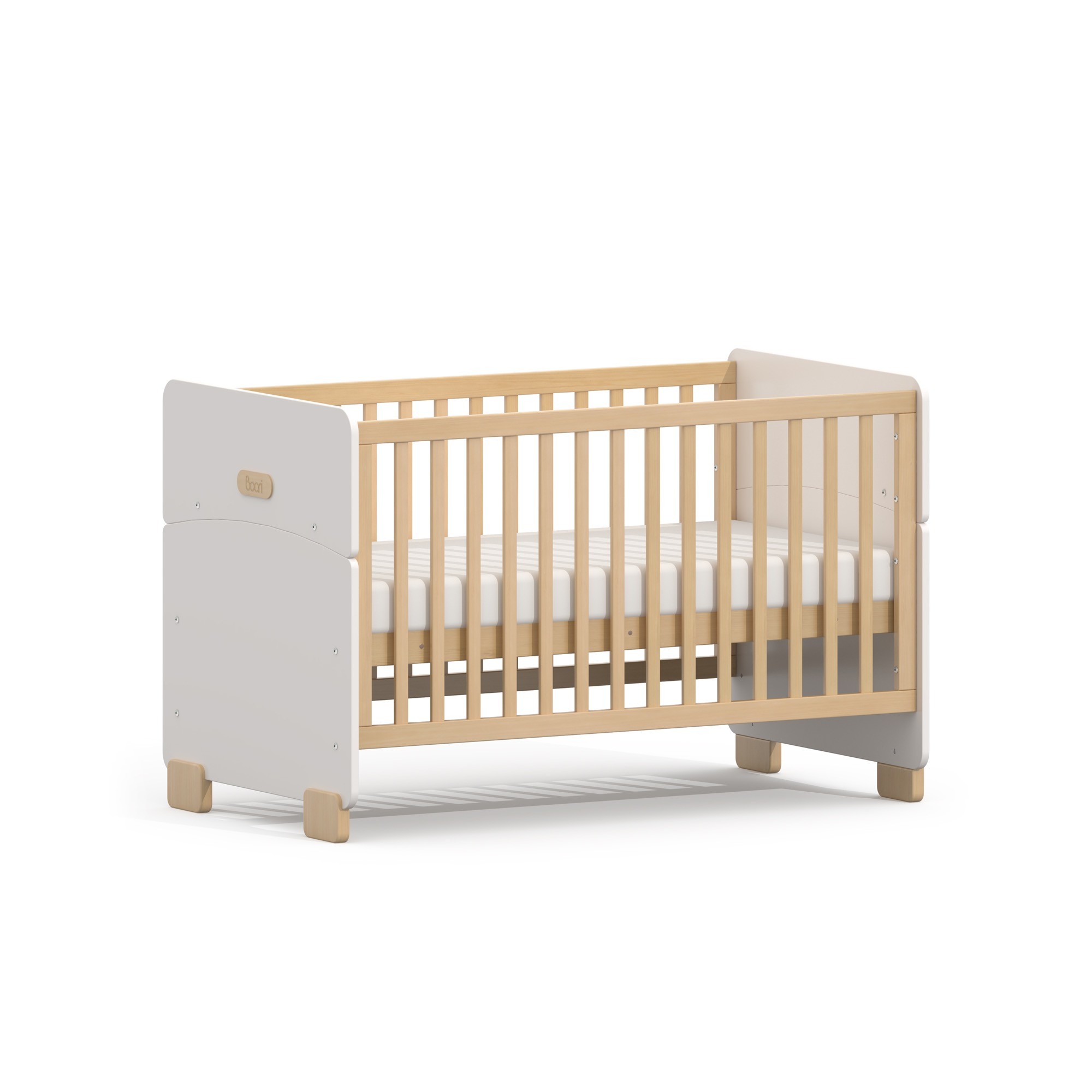 Boori Matilda Cot Bed White/Natural - 