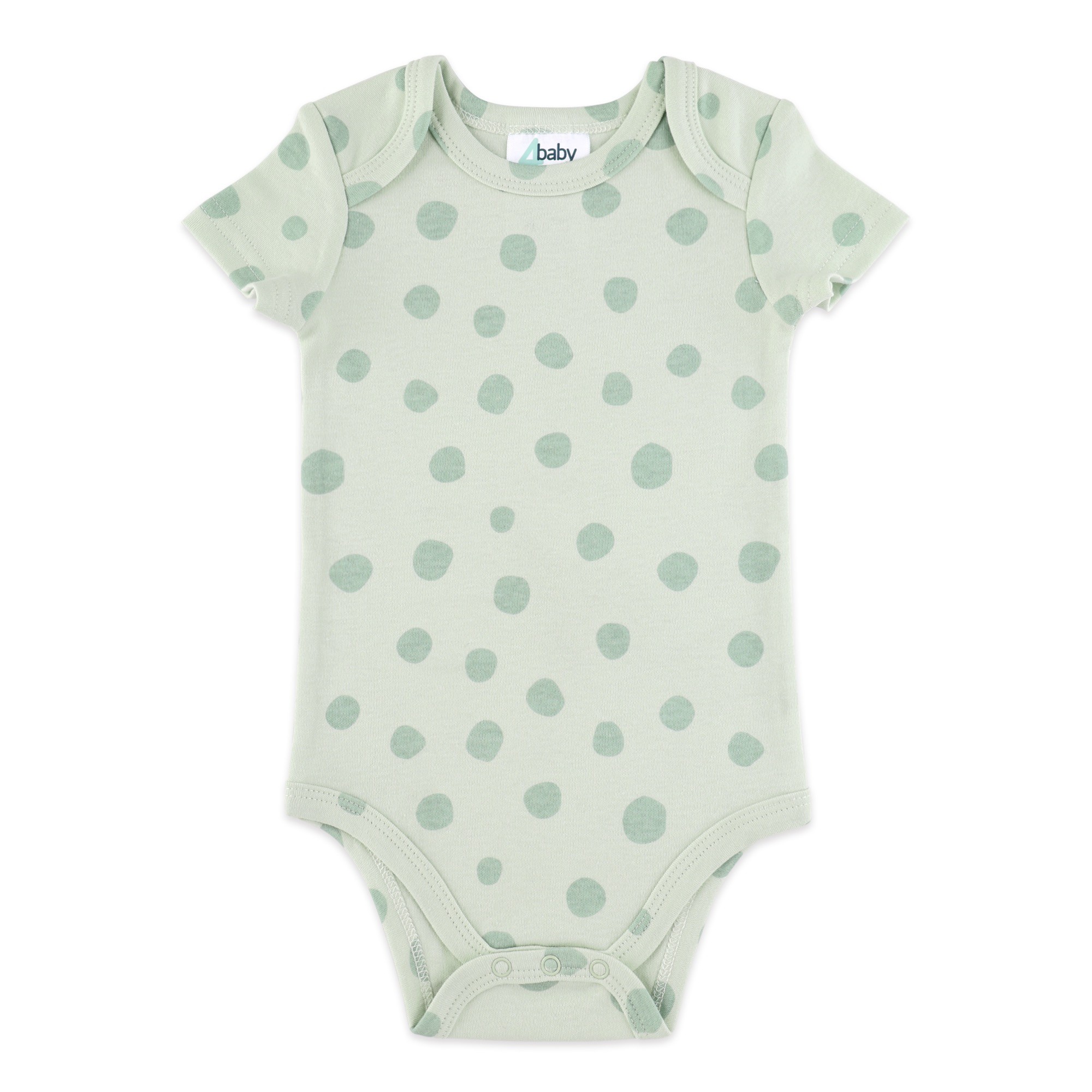 4baby Short Sleeve Bodysuit Green Size 0