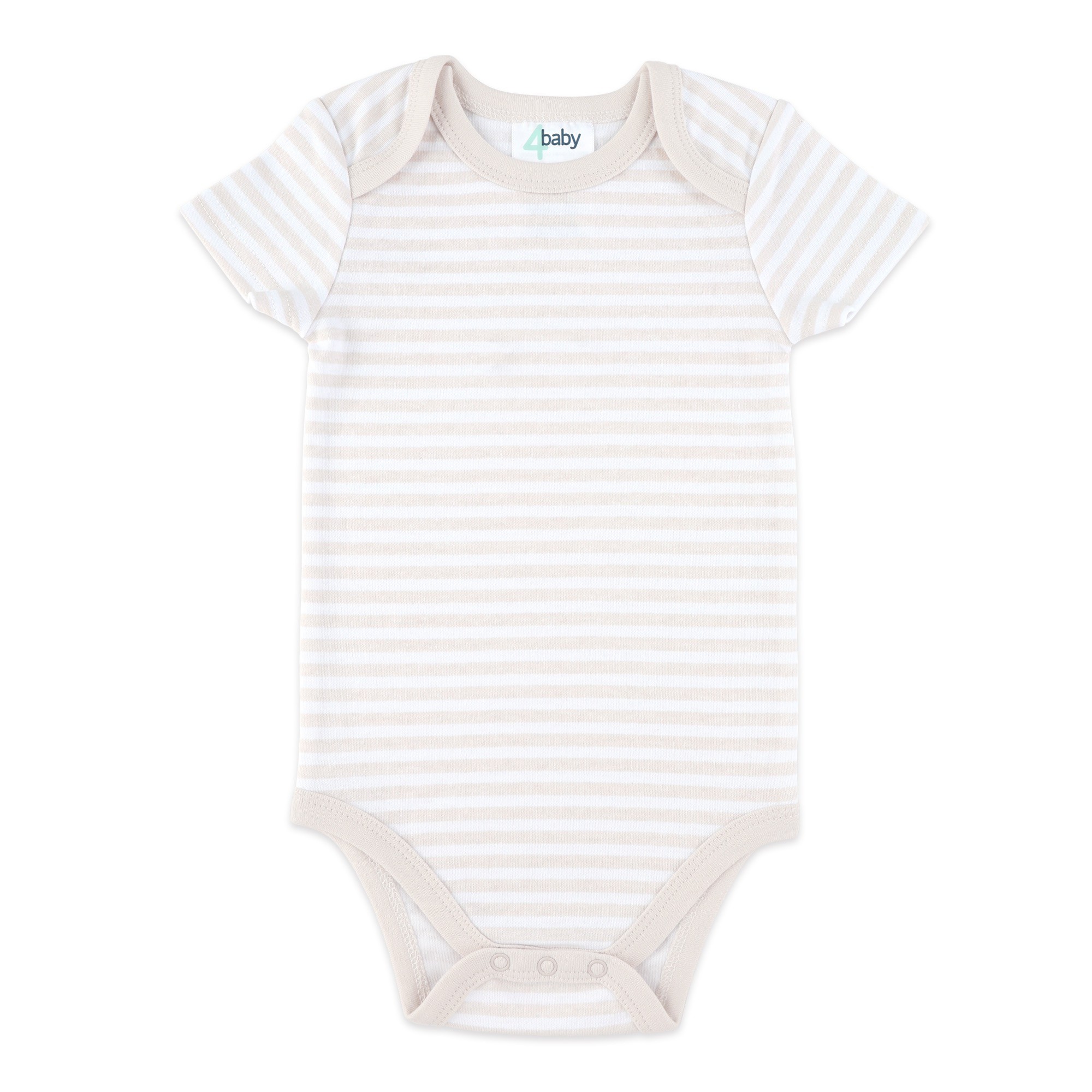 4baby Short Sleeve Bodysuit Good Times Beige Size 0