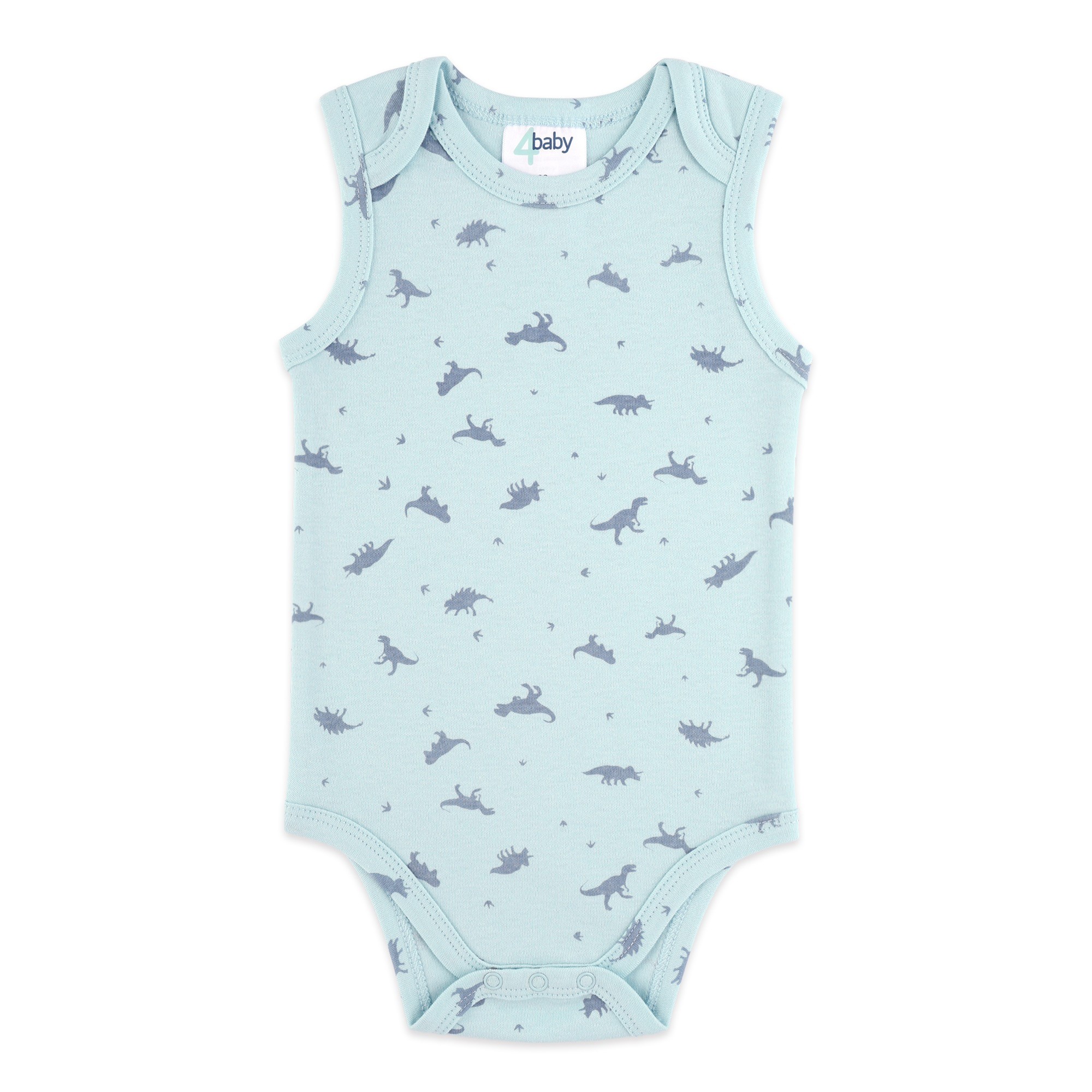 4baby Sleeveless Bodysuit Blue Size 0
