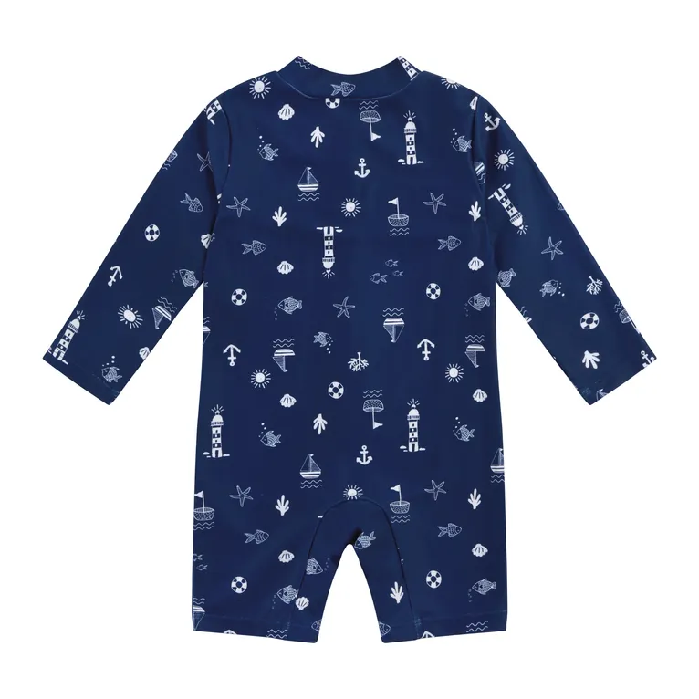 Bilbi Ripple Sunsuit Indigo