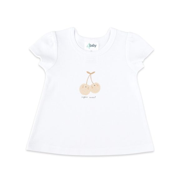 4baby Short Sleeve T-shirt Super Sweet Beige