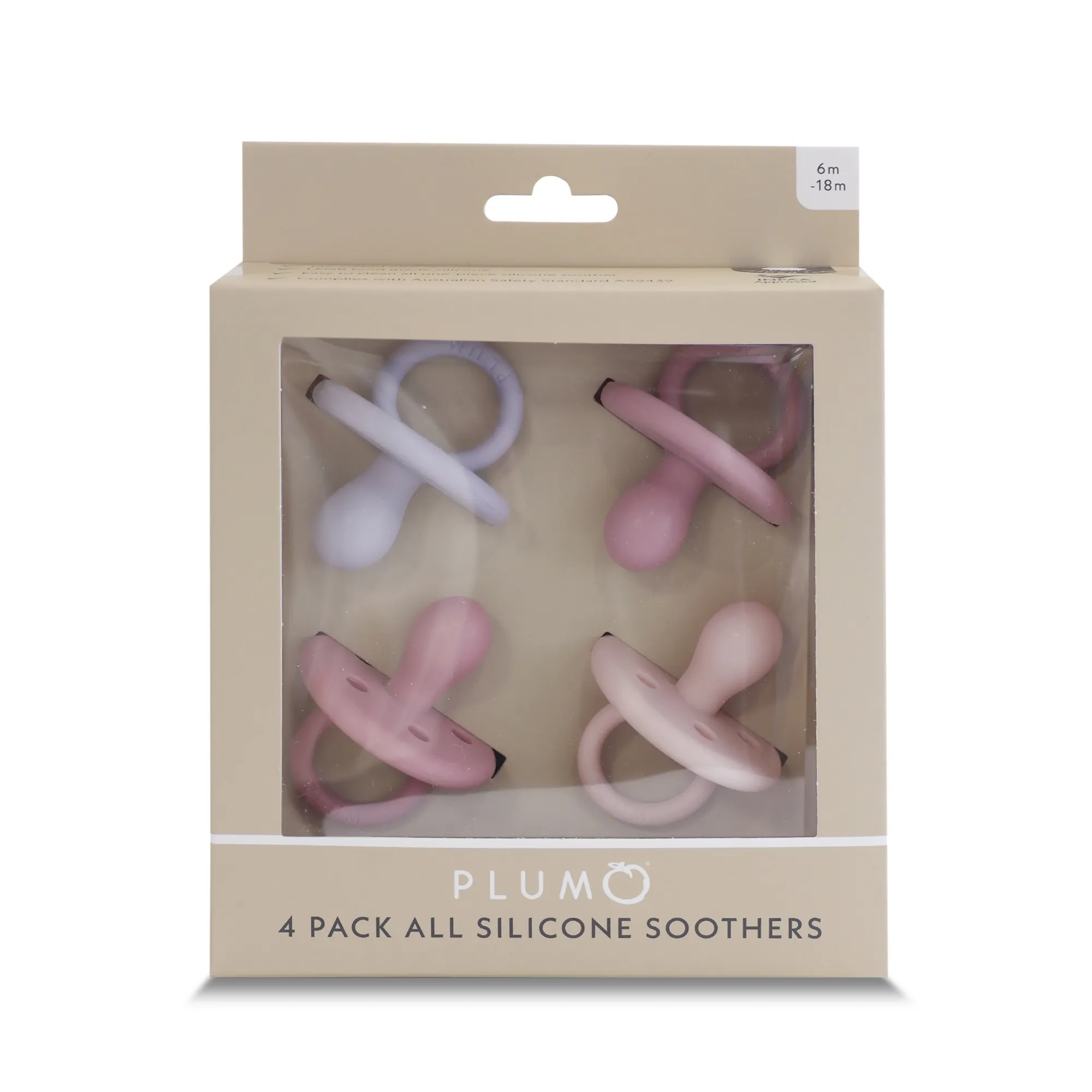 Plum 4pack Soothers Girl Bundle 6-18 Months